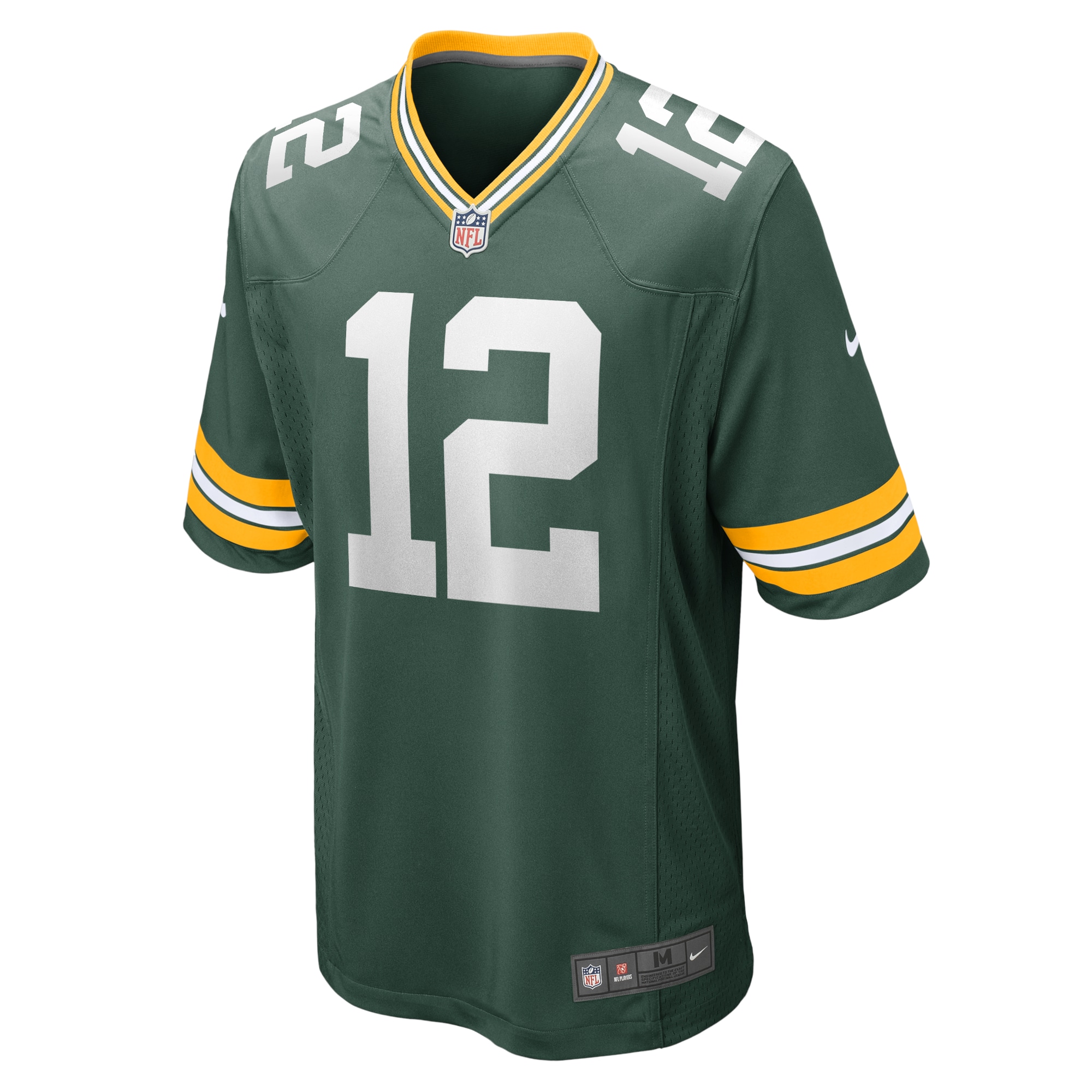 Men's Green Bay Packers Jerseys Green Aaron Rodgers Game Team Style