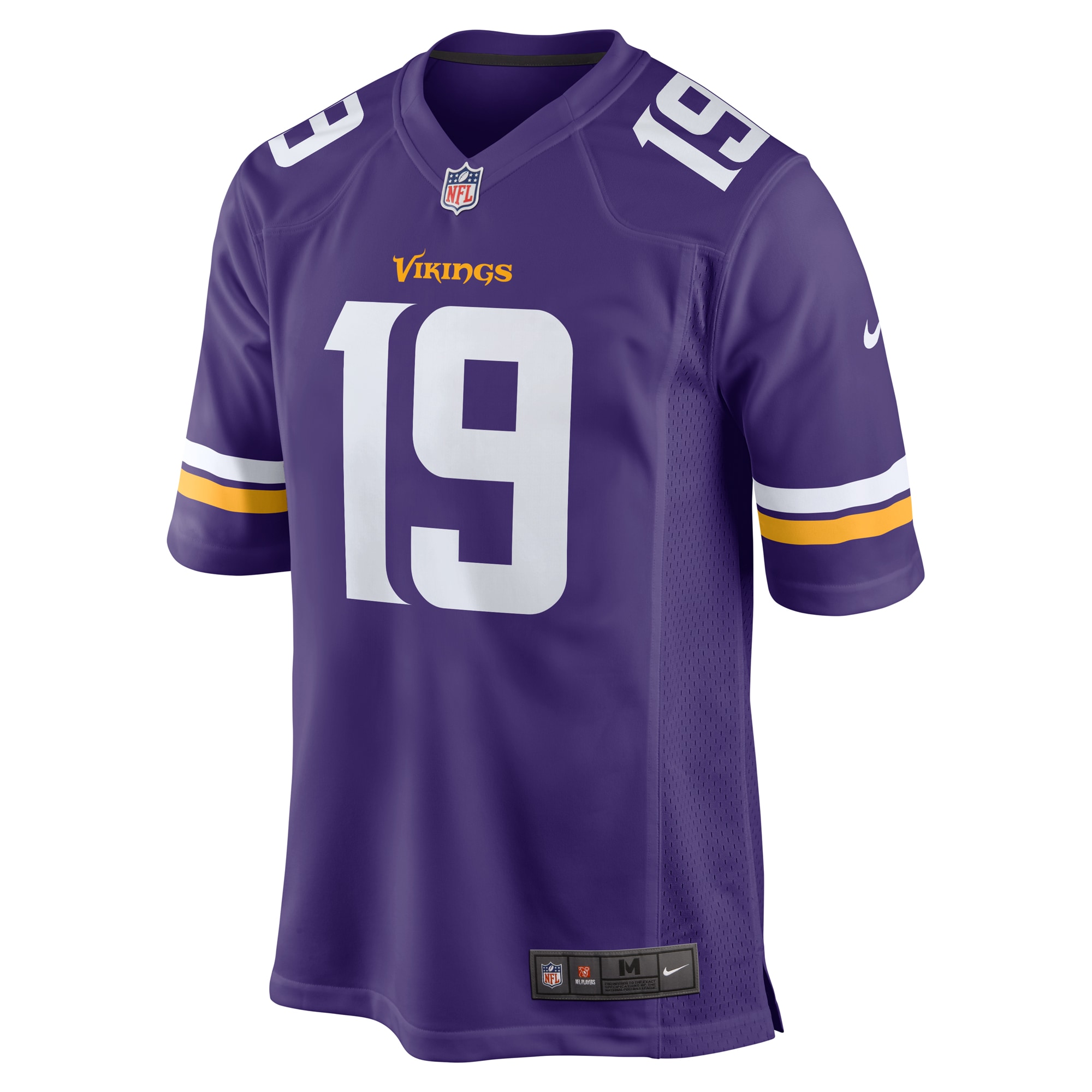 Men's Minnesota Vikings Jerseys Purple Adam Thielen Game Style