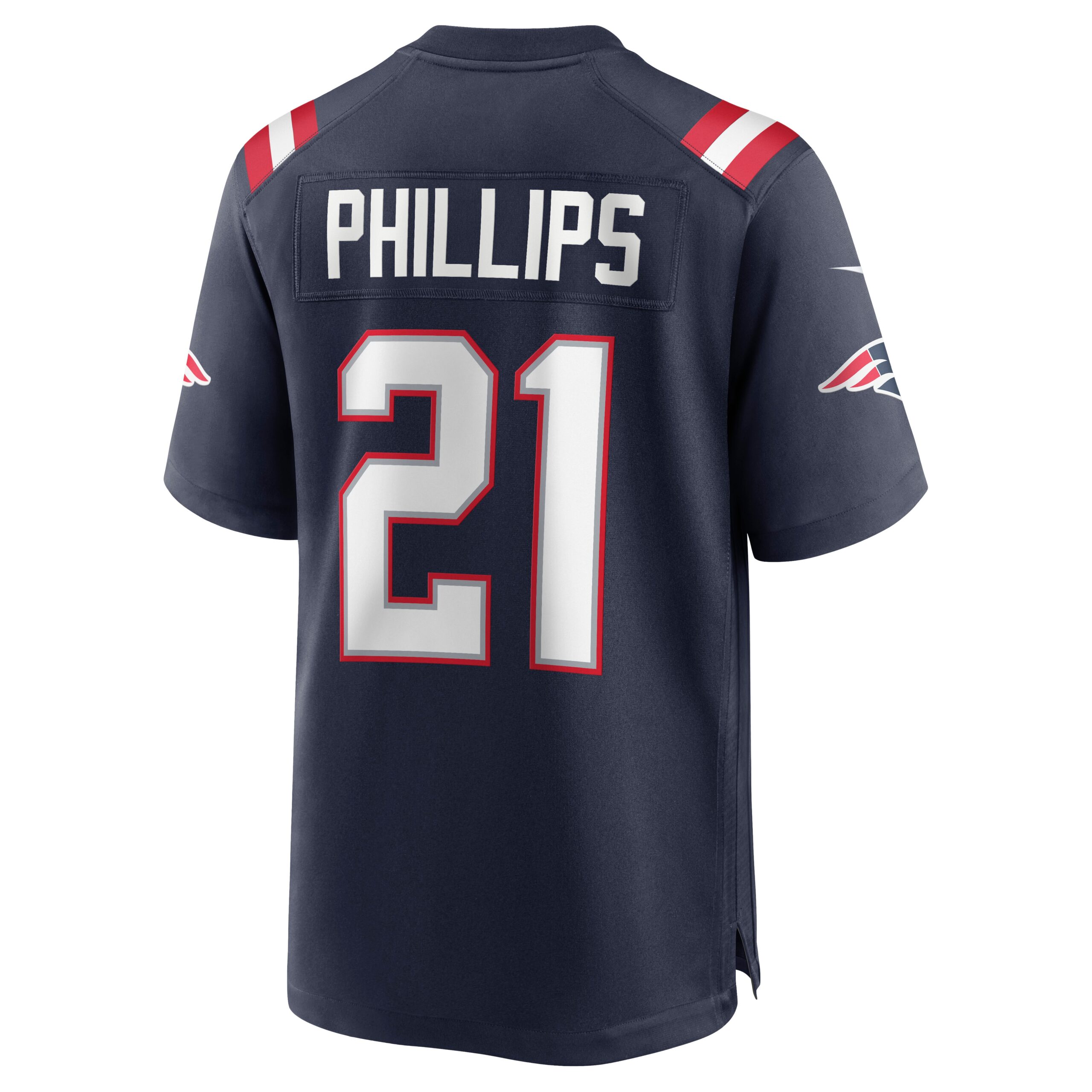 Men's New England Patriots Jerseys Navy Adrian Phillips Game Style