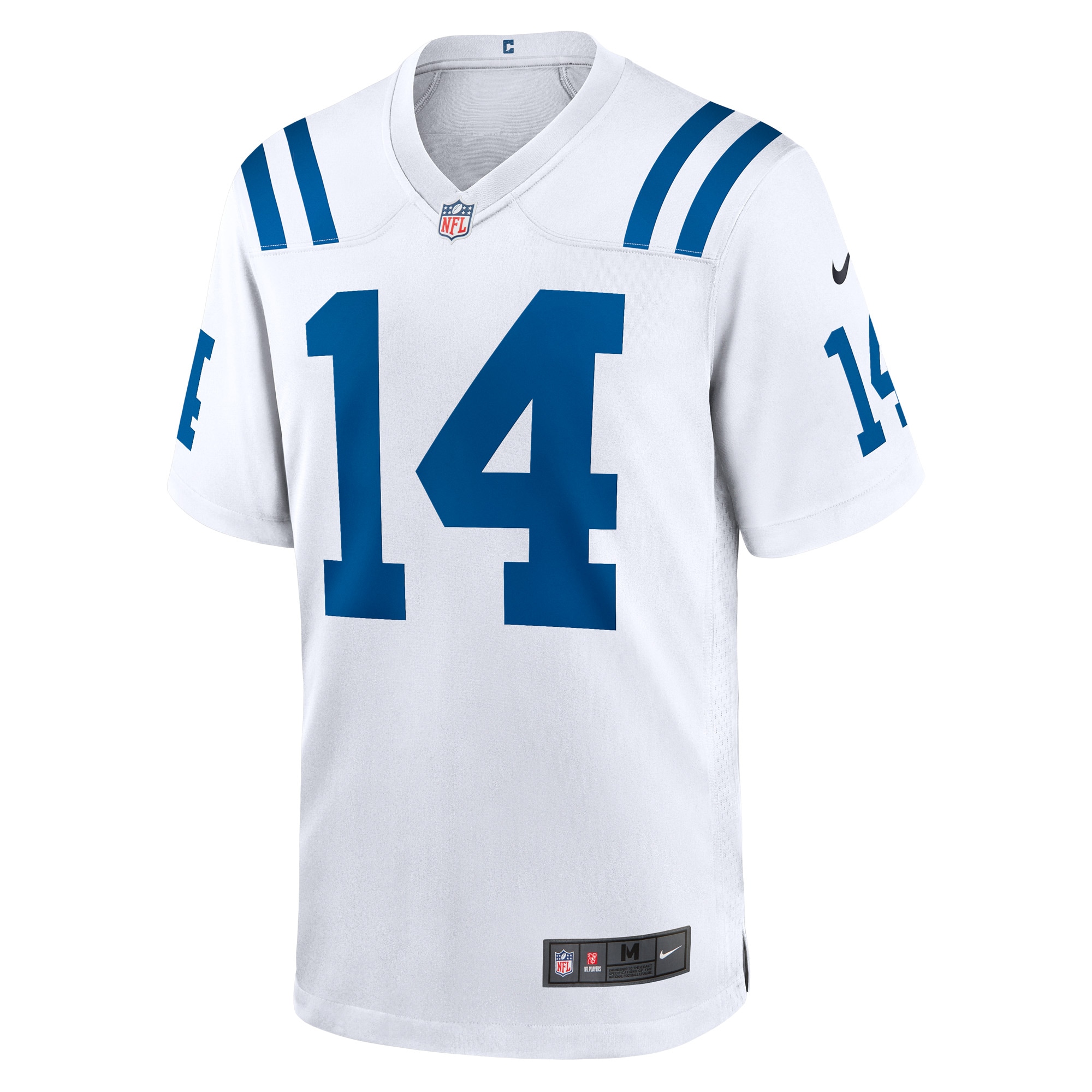Men's Indianapolis Colts Jerseys White Alec Pierce Away Game Player Style