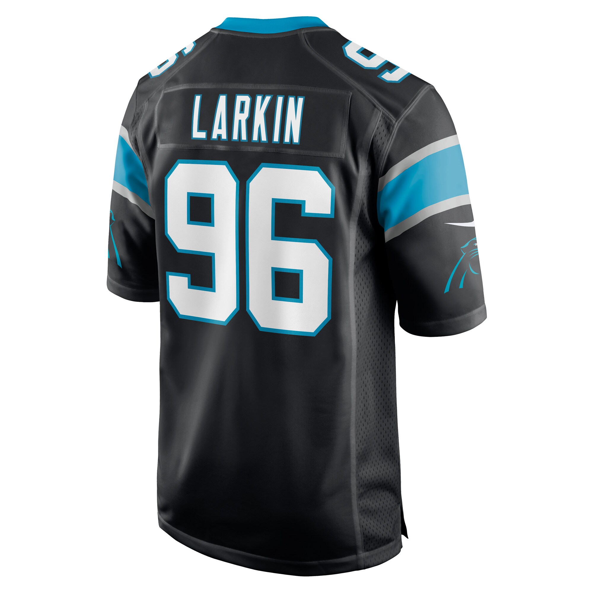 Men's Carolina Panthers Jerseys Black Austin Larkin Game Player Style