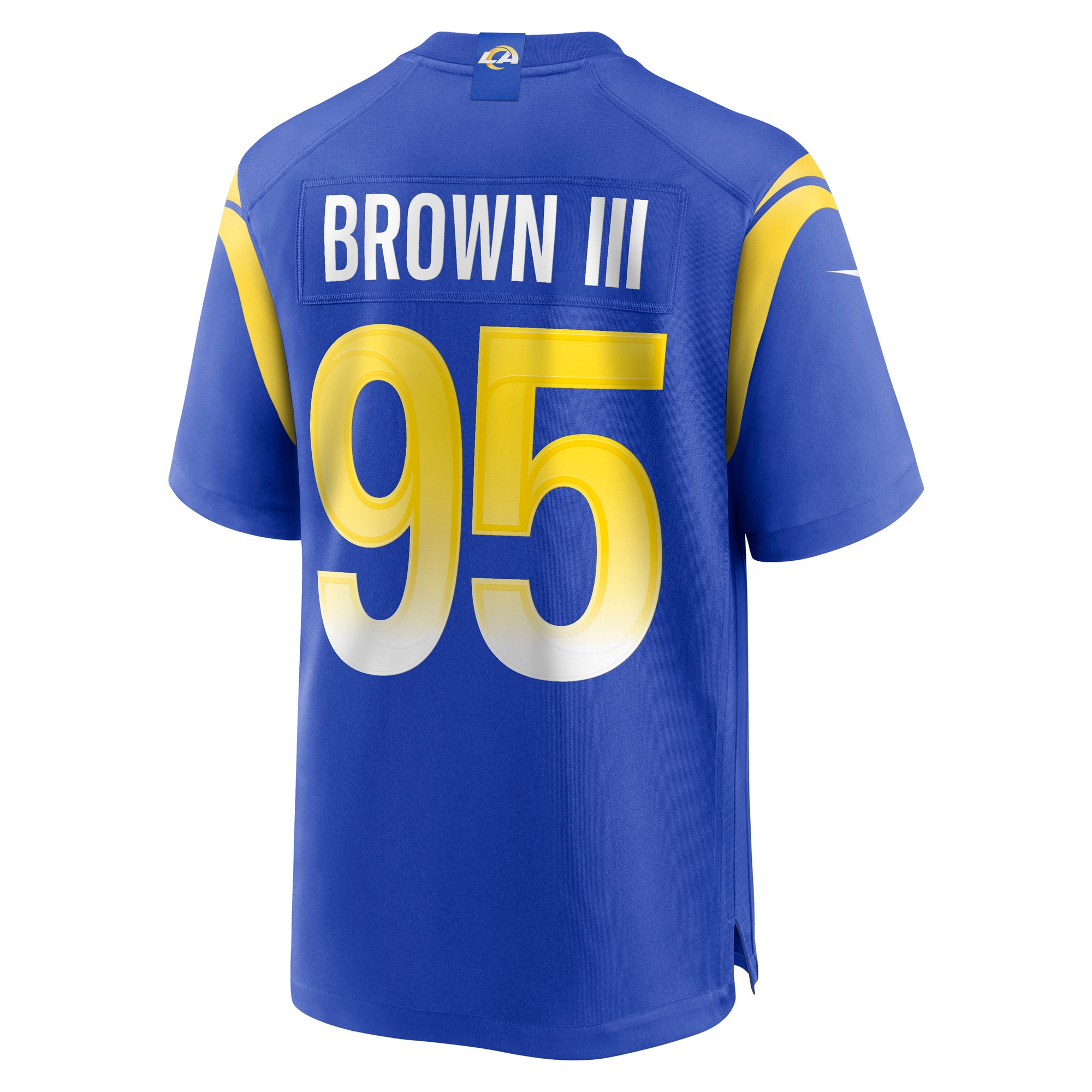 Men's Los Angeles Rams Jerseys Royal Bobby Brown III Game Style
