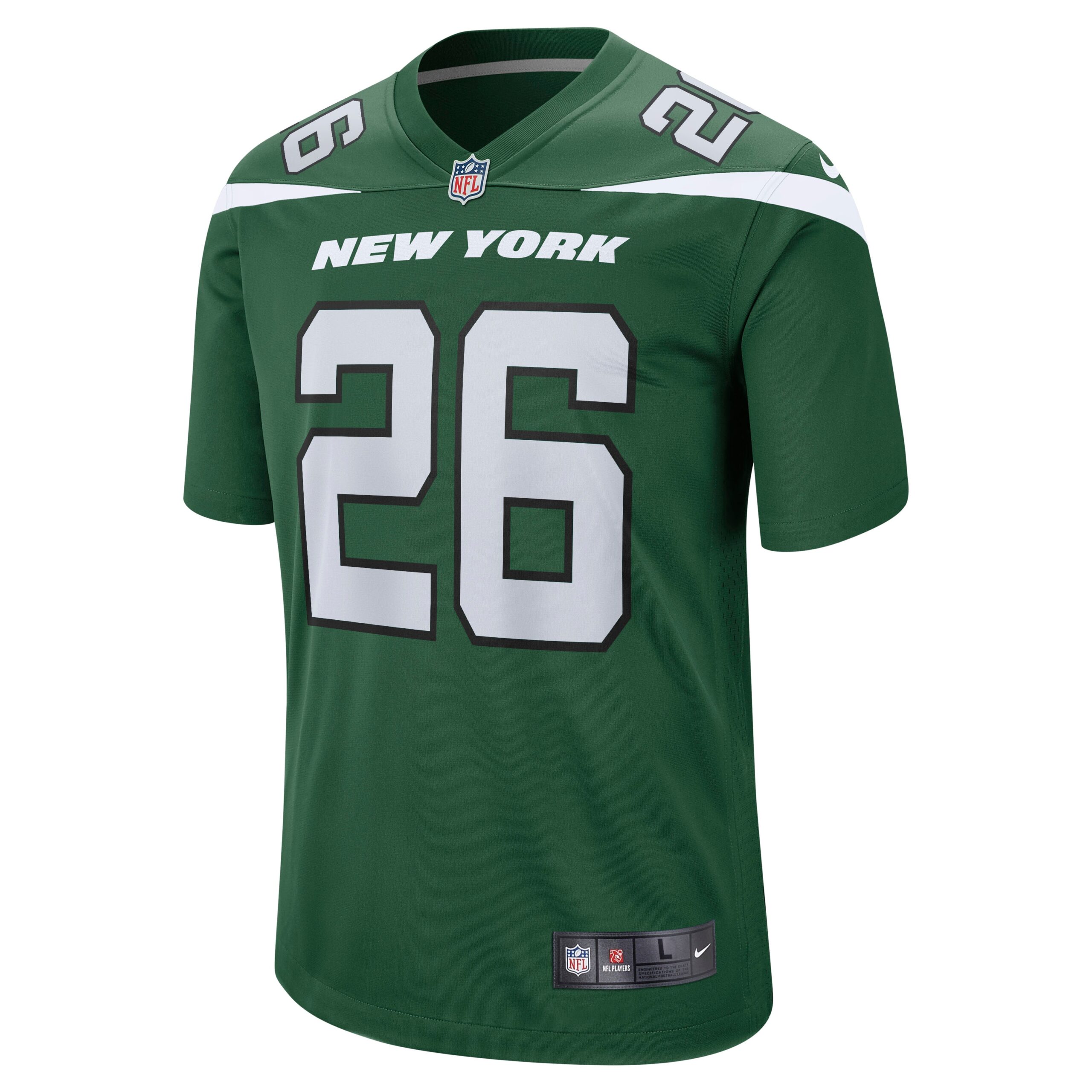 Men's New York Jets Jerseys Gotham Green Brandin Echols Game Style