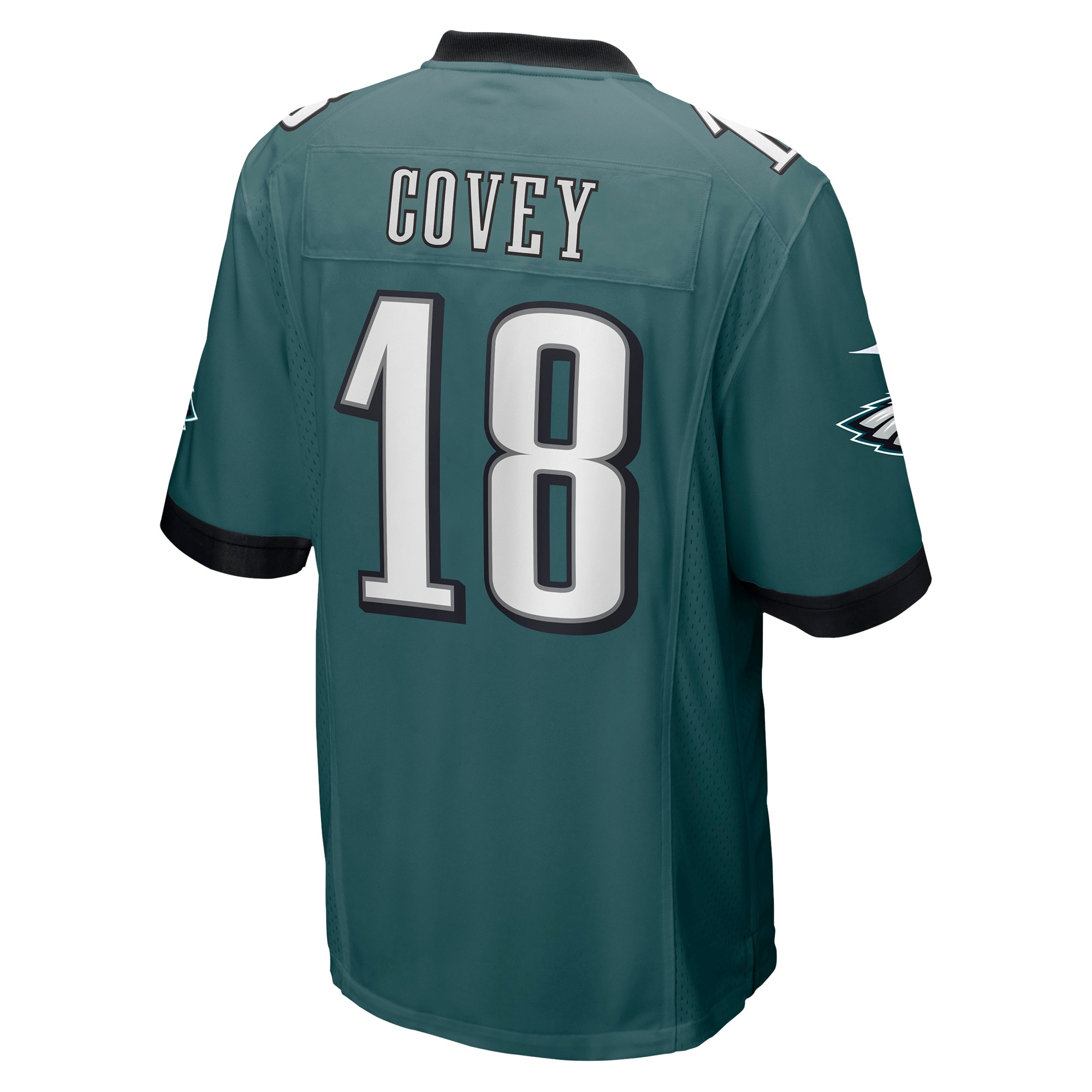 Men's Philadelphia Eagles Jerseys Midnight Green Britain Covey Home Game Player Style