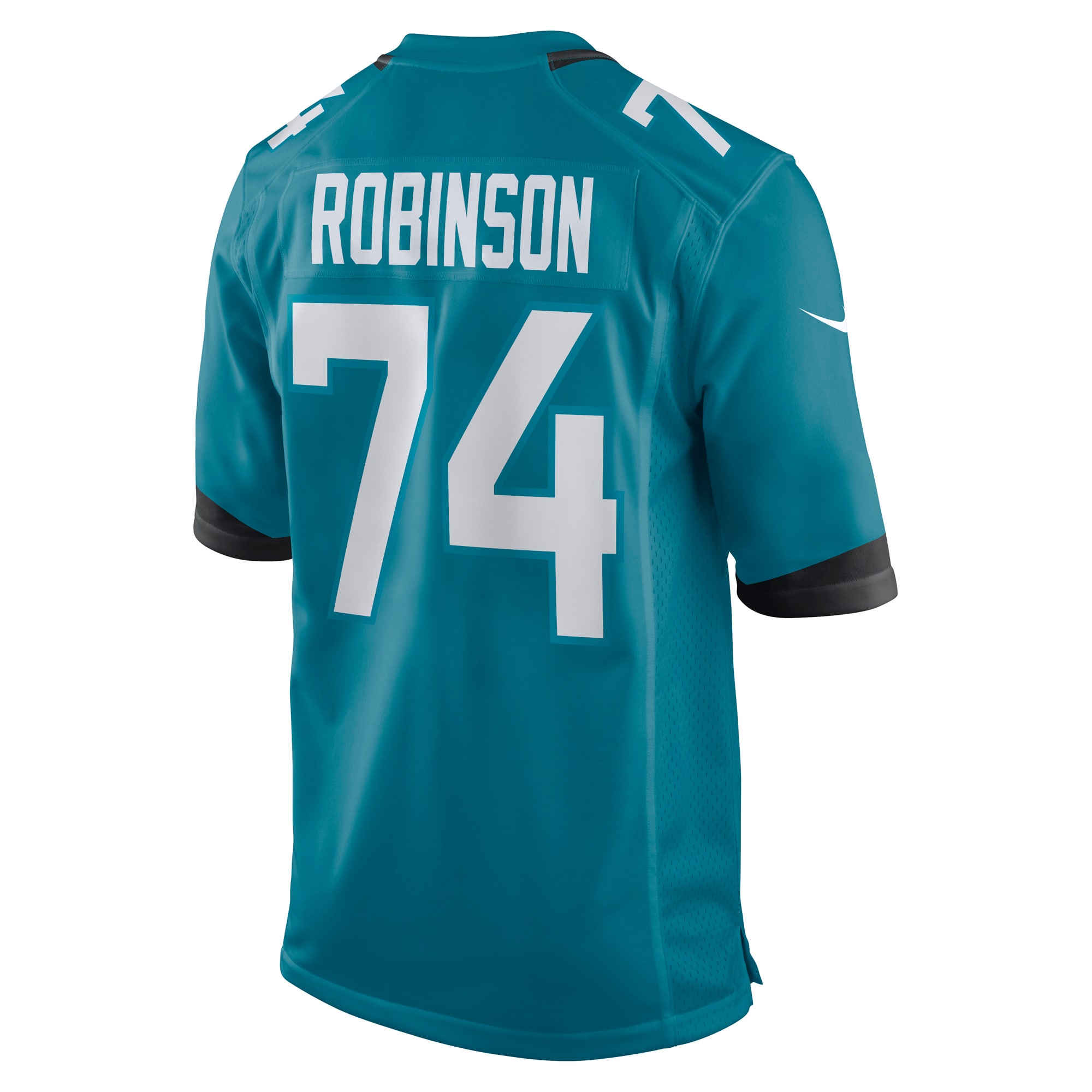 Men's Jacksonville Jaguars Jerseys Teal Cam Robinson Game Style