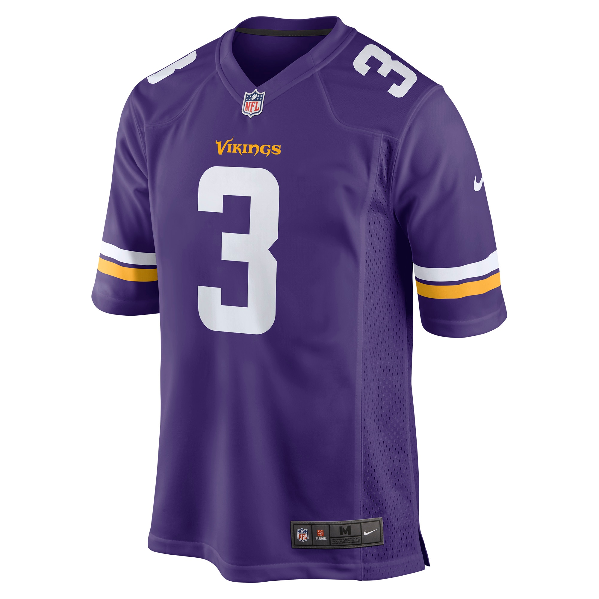 Men's Minnesota Vikings Jerseys Purple Cameron Dantzler Game Style