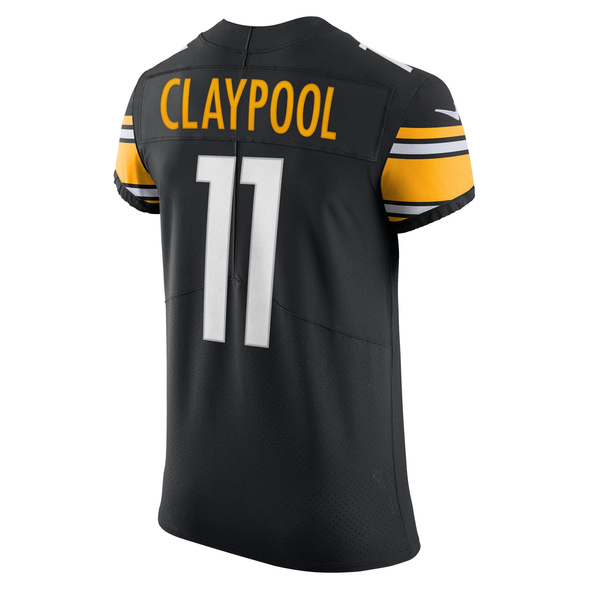 Men's Pittsburgh Steelers Jerseys Black Chase Claypool Vapor Elite Player Style