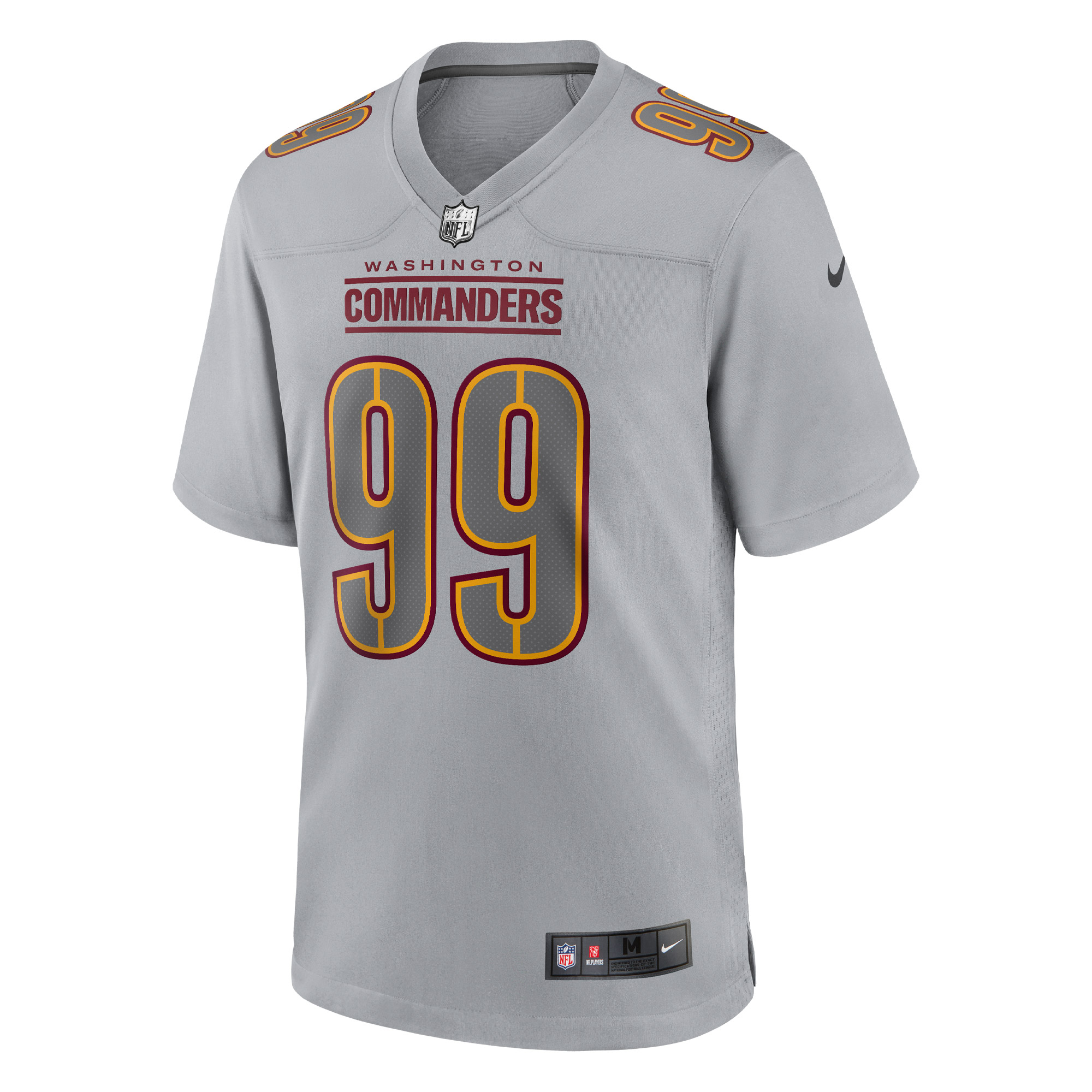 Men's Washington Commanders Jerseys Gray Chase Young Atmosphere Fashion Game Style