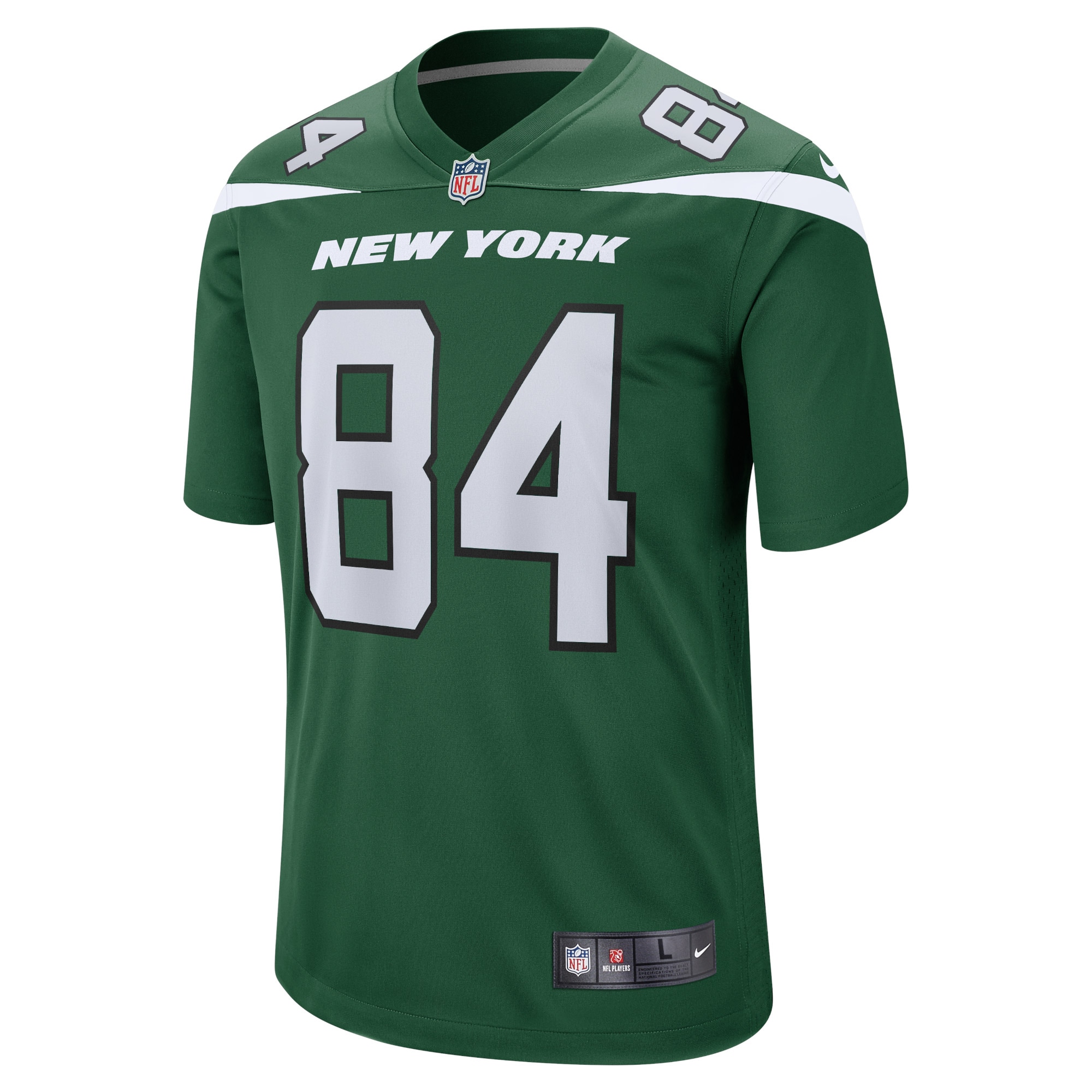 Men's New York Jets Jerseys Gotham Green Corey Davis Game Style