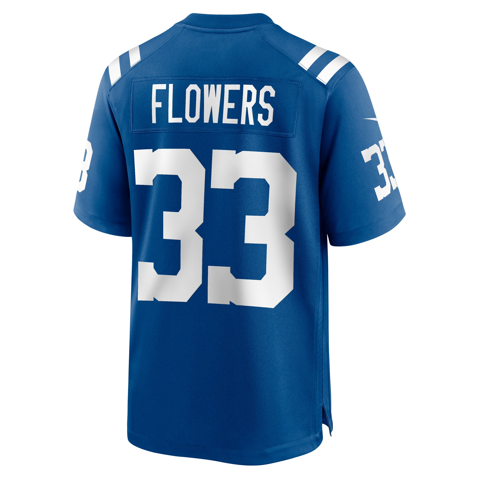 Men's Indianapolis Colts Jerseys Royal Dallis Flowers Game Player Style