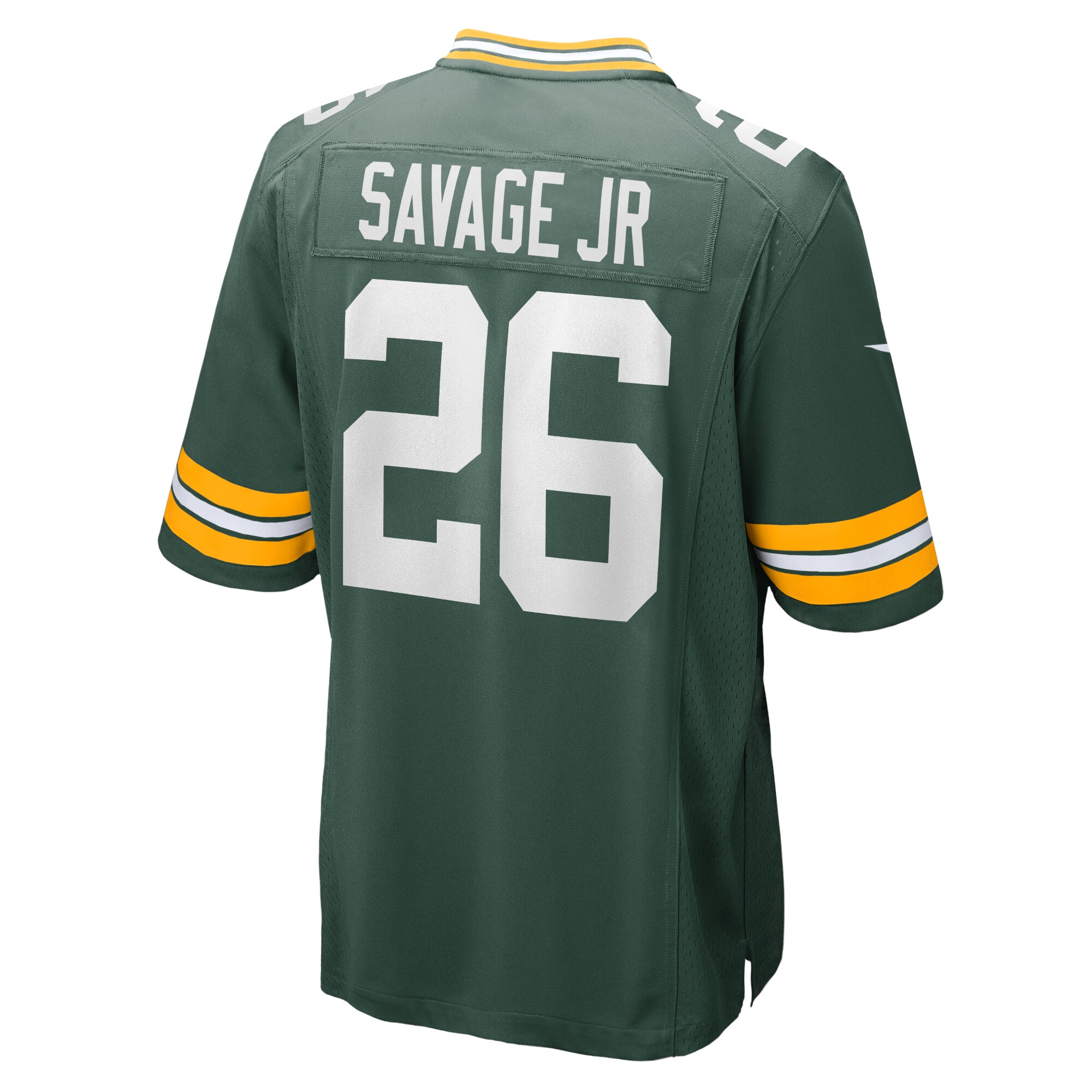 Men's Green Bay Packers Jerseys Green Darnell Savage Jr. Game Team Style
