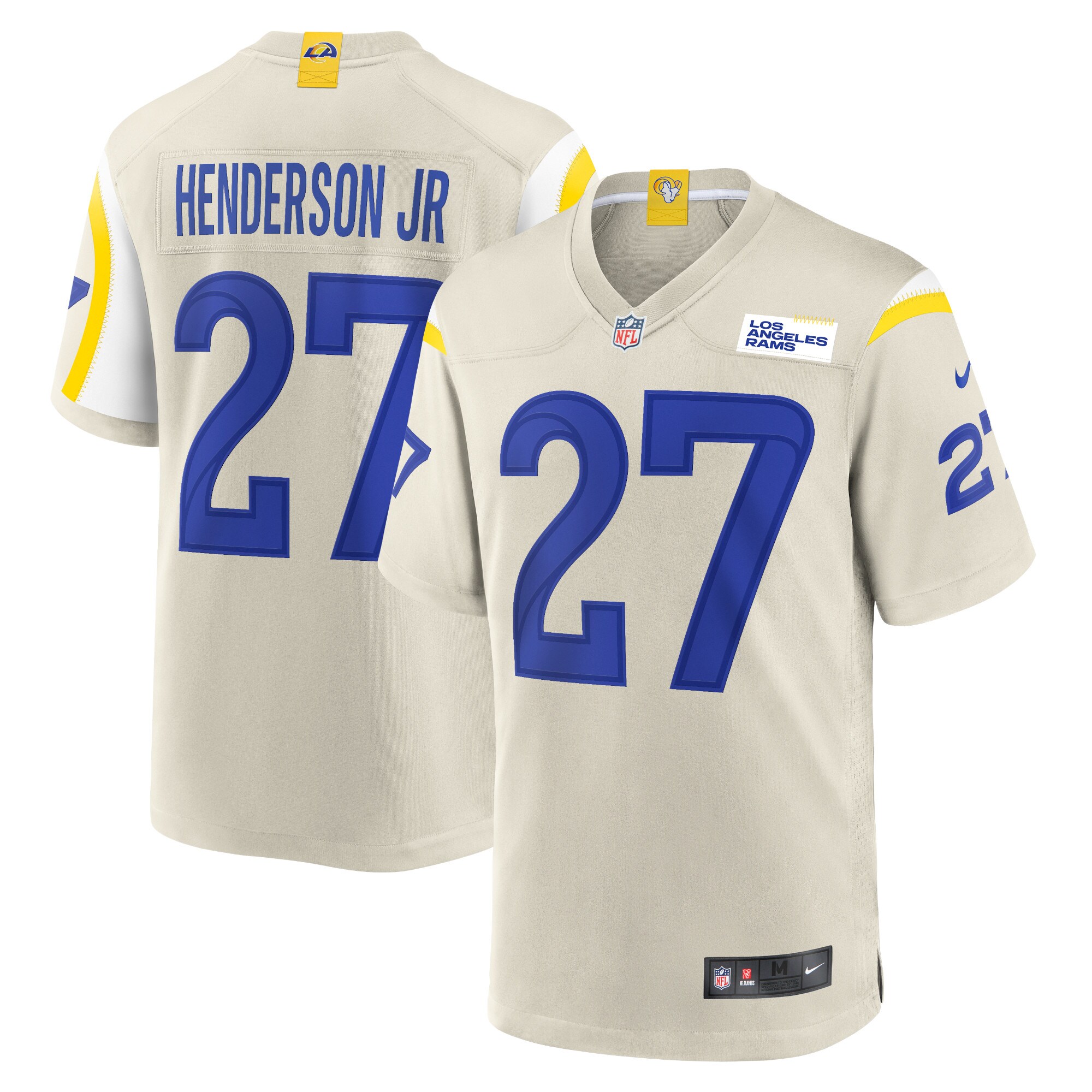 Men's Los Angeles Rams Jerseys Bone Darrell Henderson Jr. Player Game Style