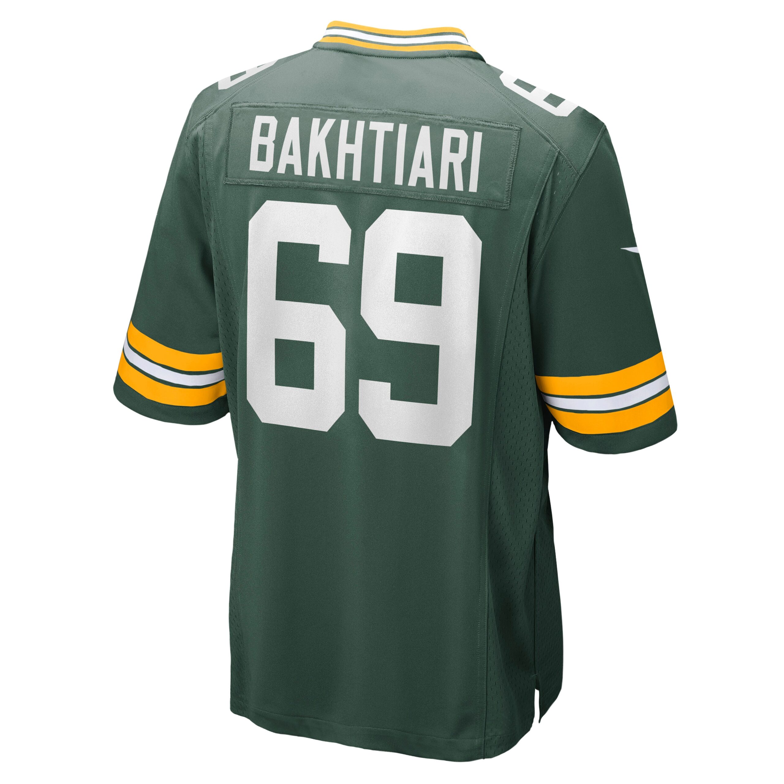 Men's Green Bay Packers Jerseys Green David Bakhtiari Game Style