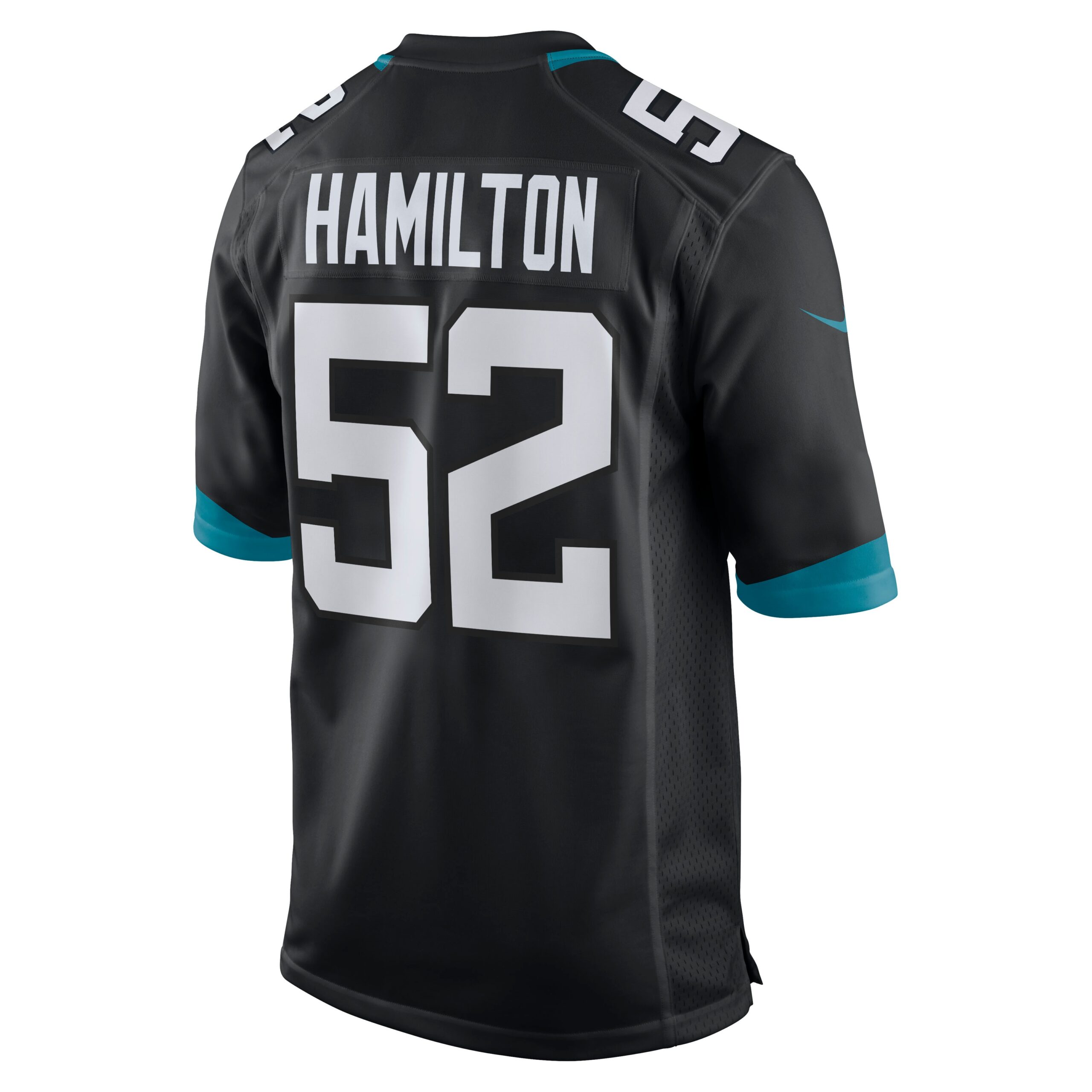 Men's Jacksonville Jaguars Jerseys Black DaVon Hamilton Game Style
