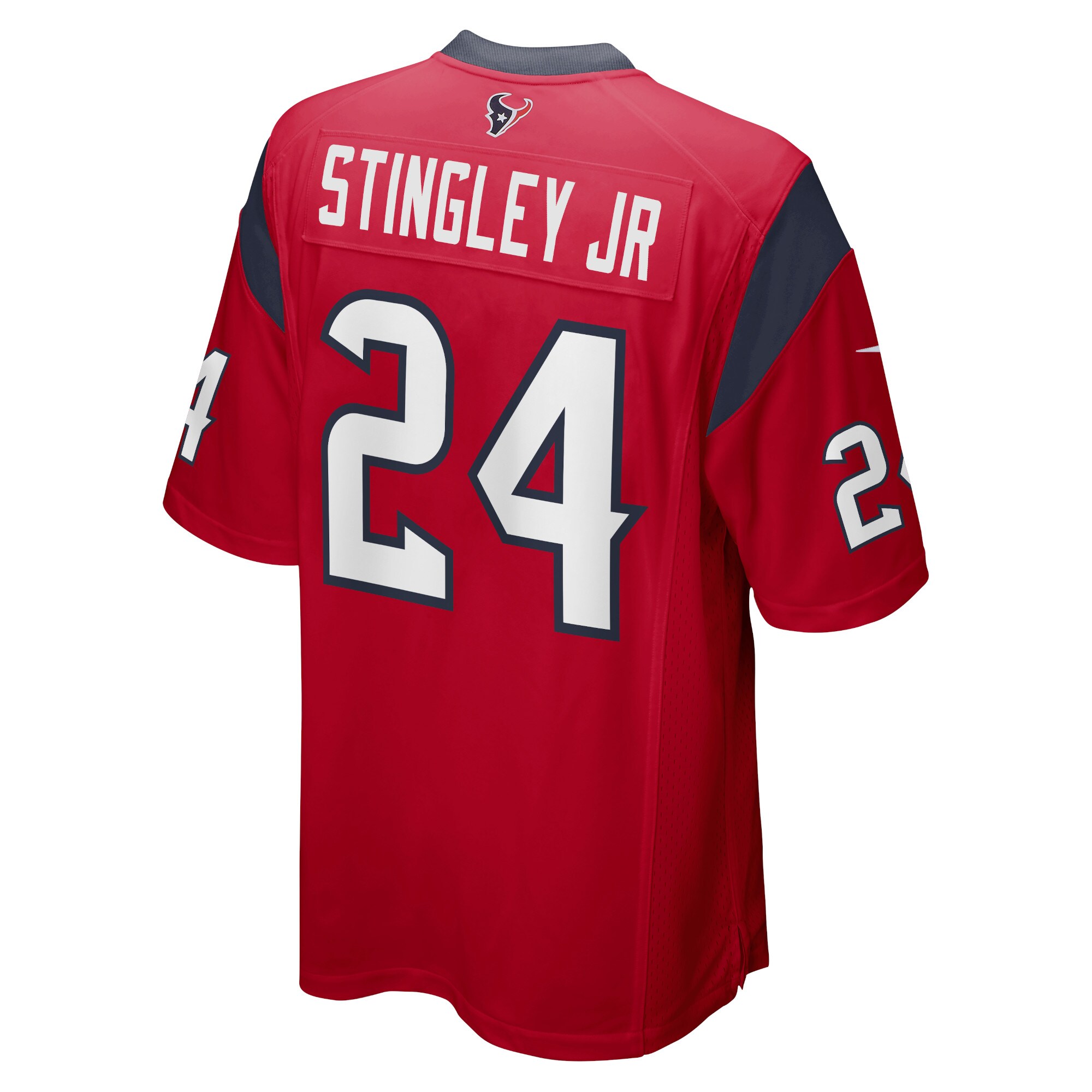 Men's Houston Texans Jerseys Red Derek Stingley Jr. Player Game Style