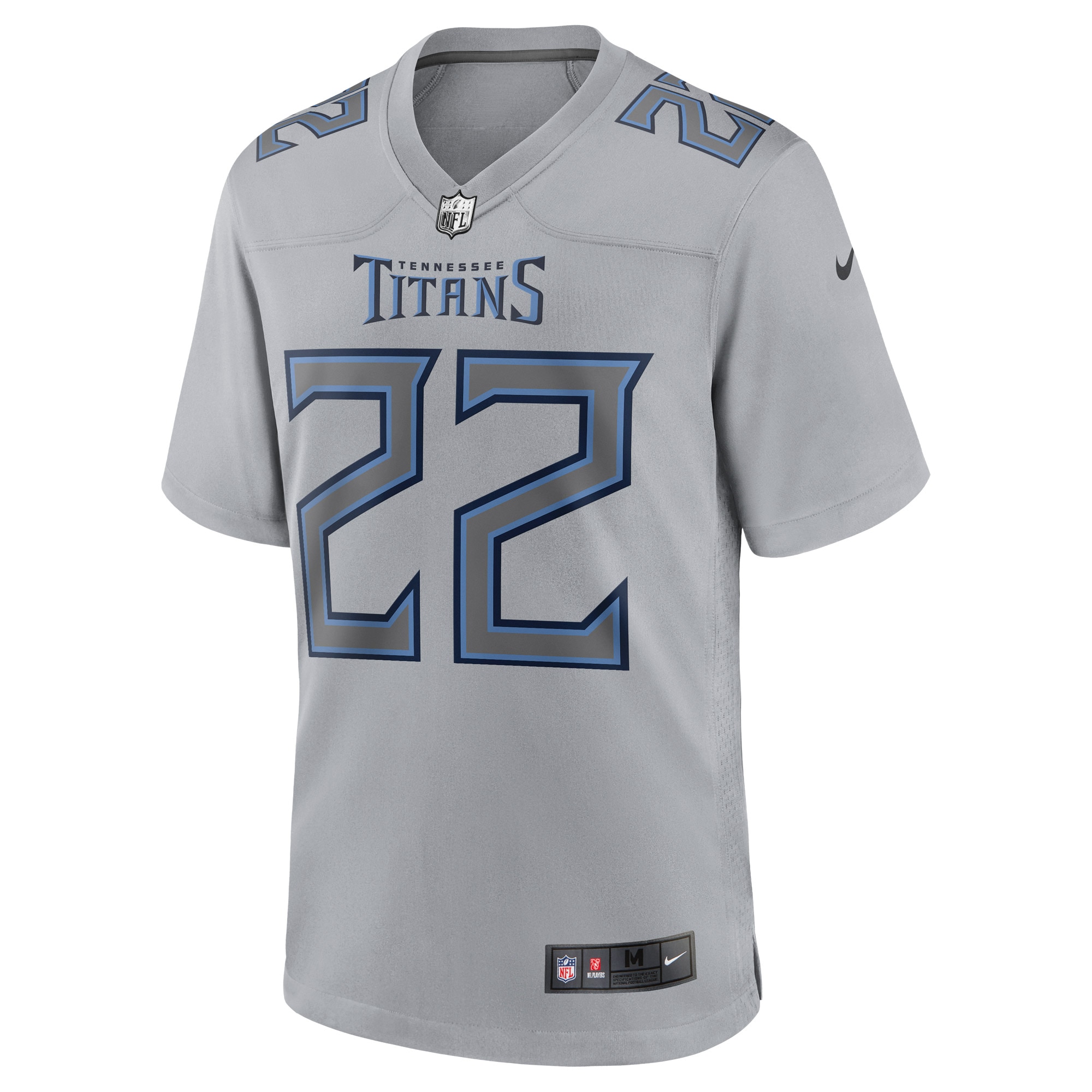Men's Tennessee Titans Jerseys Gray Derrick Henry Atmosphere Fashion Game Style