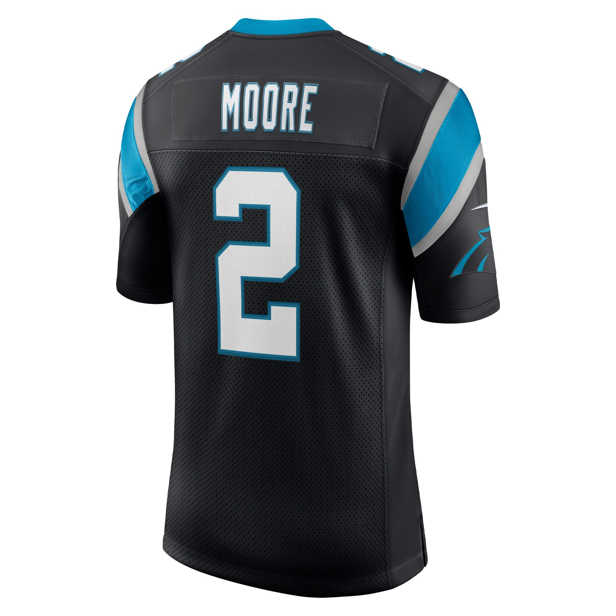 Men's Carolina Panthers Jerseys Black D.J. Moore Vapor Limited Style