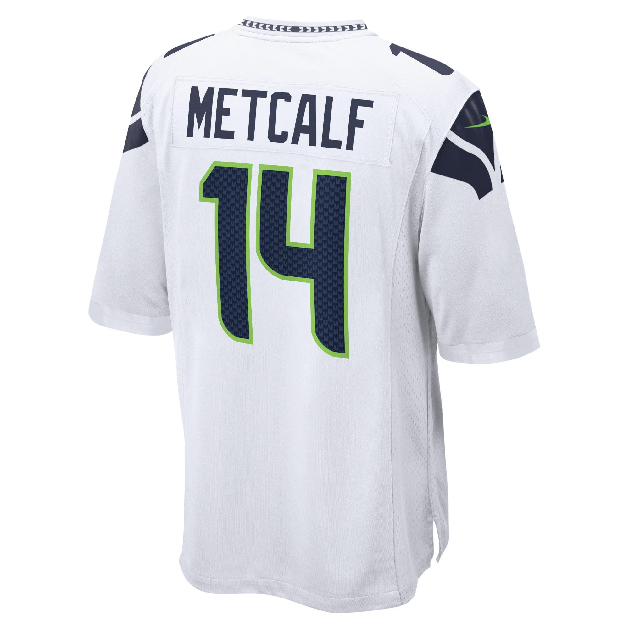 Men's Seattle Seahawks Jerseys White DK Metcalf Game Style