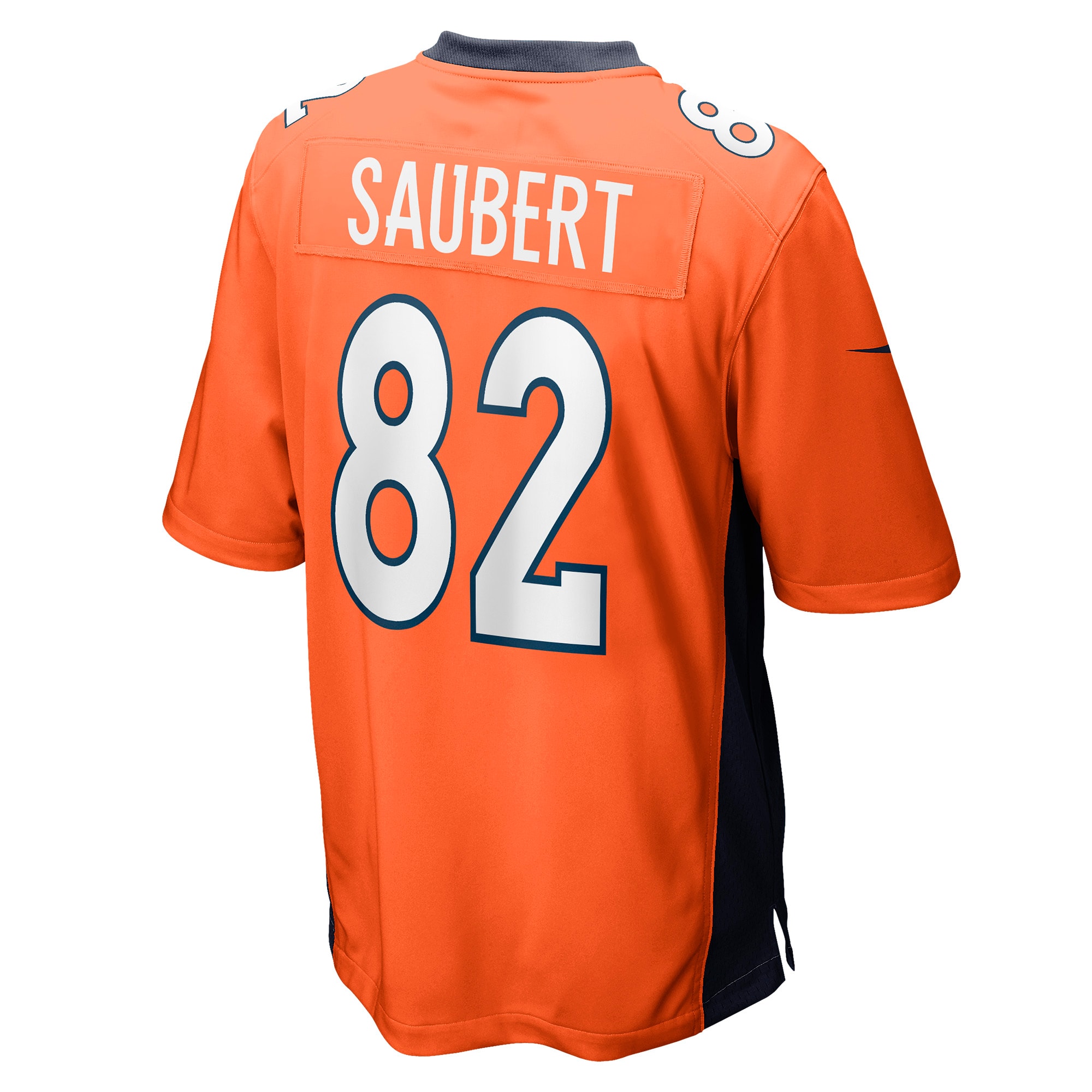 Men's Denver Broncos Jerseys Orange Eric Saubert Game Style