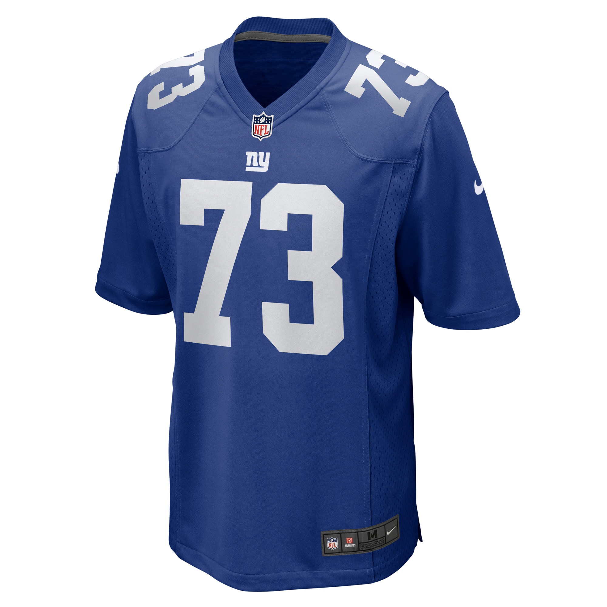 Men's New York Giants Jerseys Royal Evan Neal 2022 NFL Draft First Round Pick Player Game Style