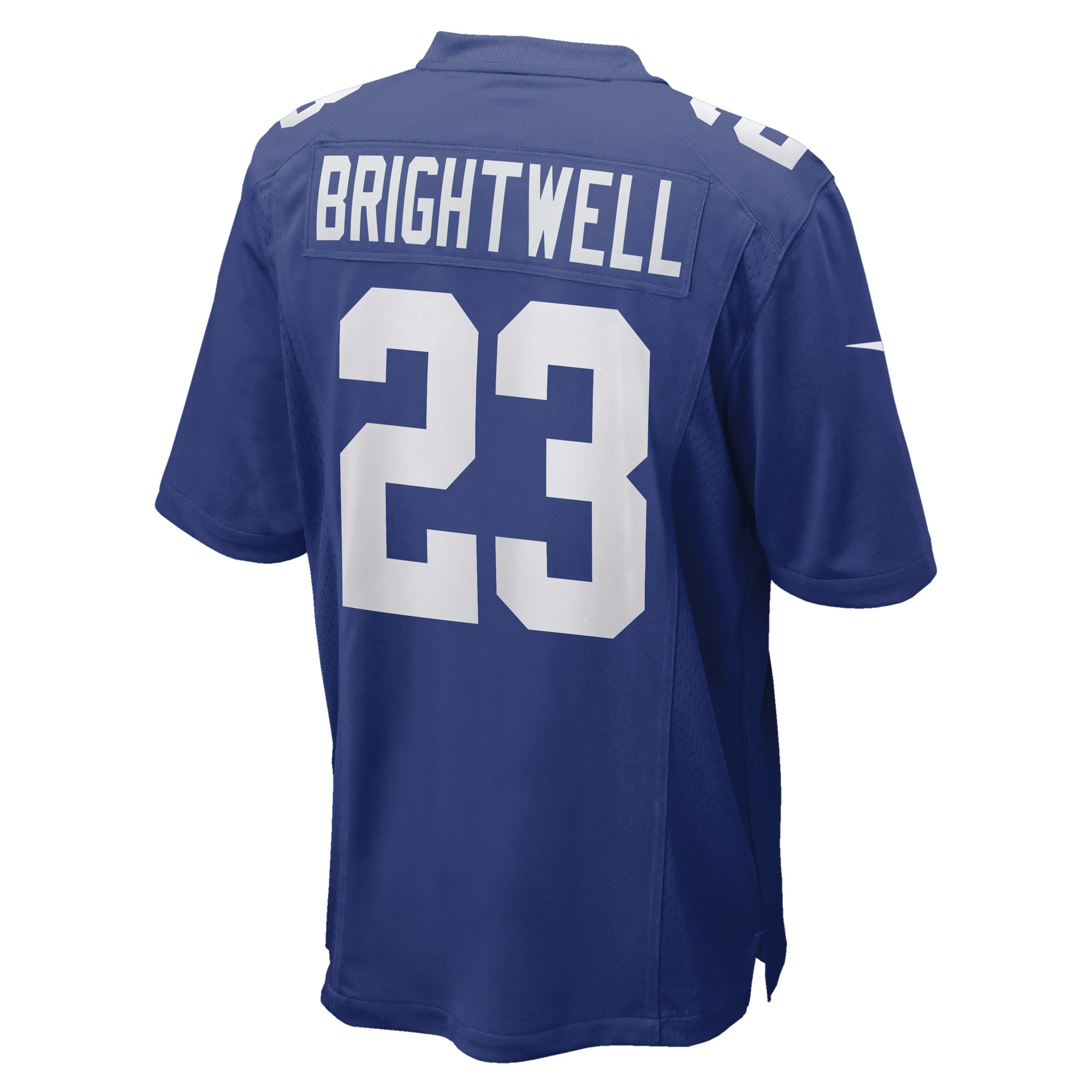 Men's New York Giants Jerseys Royal Gary Brightwell Team Game Player Style