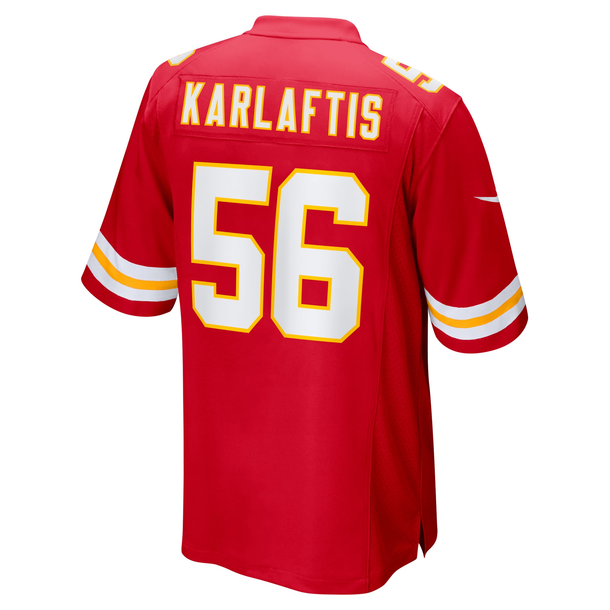 Men's Kansas City Chiefs Jerseys Red George Karlaftis 2022 NFL Draft First Round Pick Player Game Style