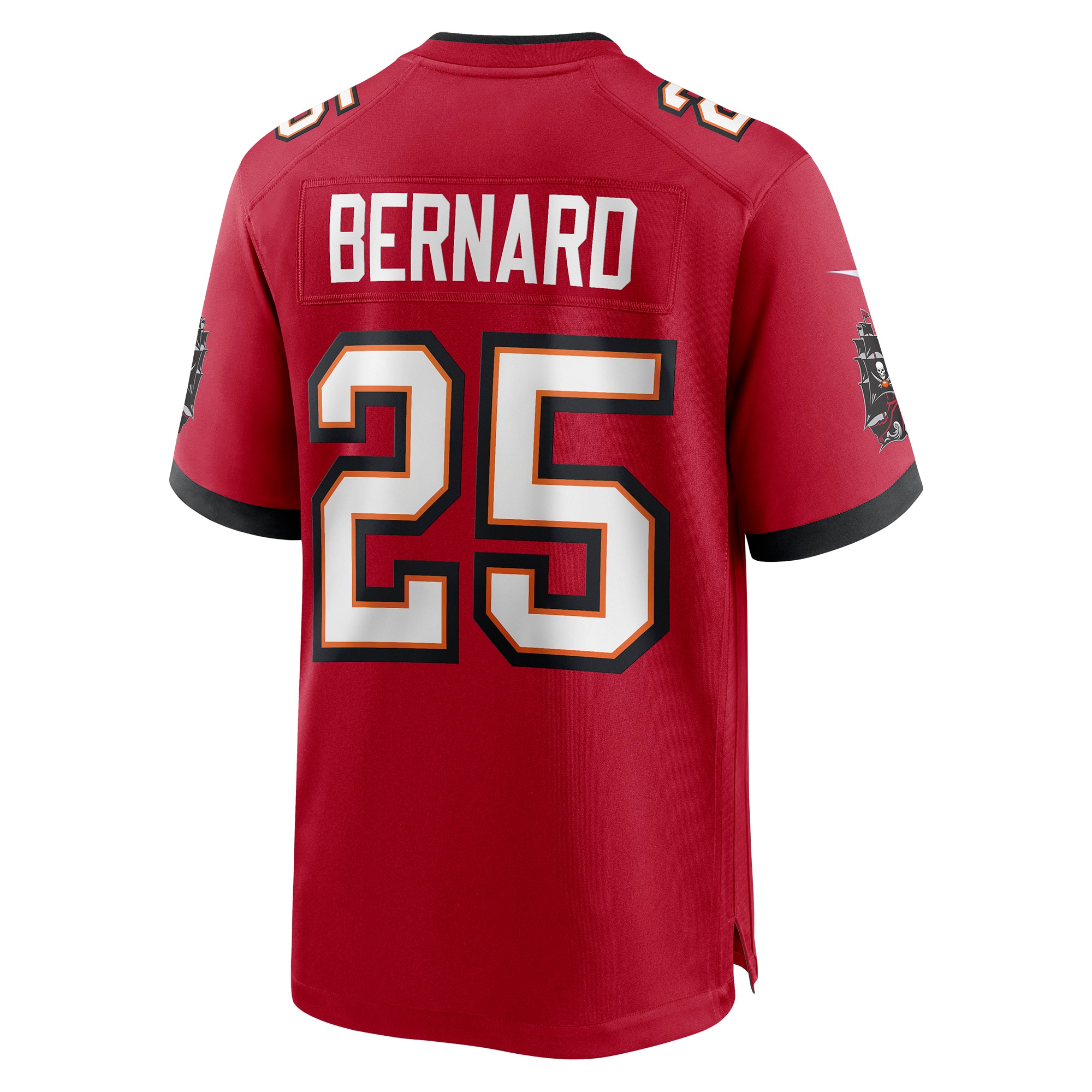 Men's Tampa Bay Buccaneers Jerseys Red Giovani Bernard Game Style