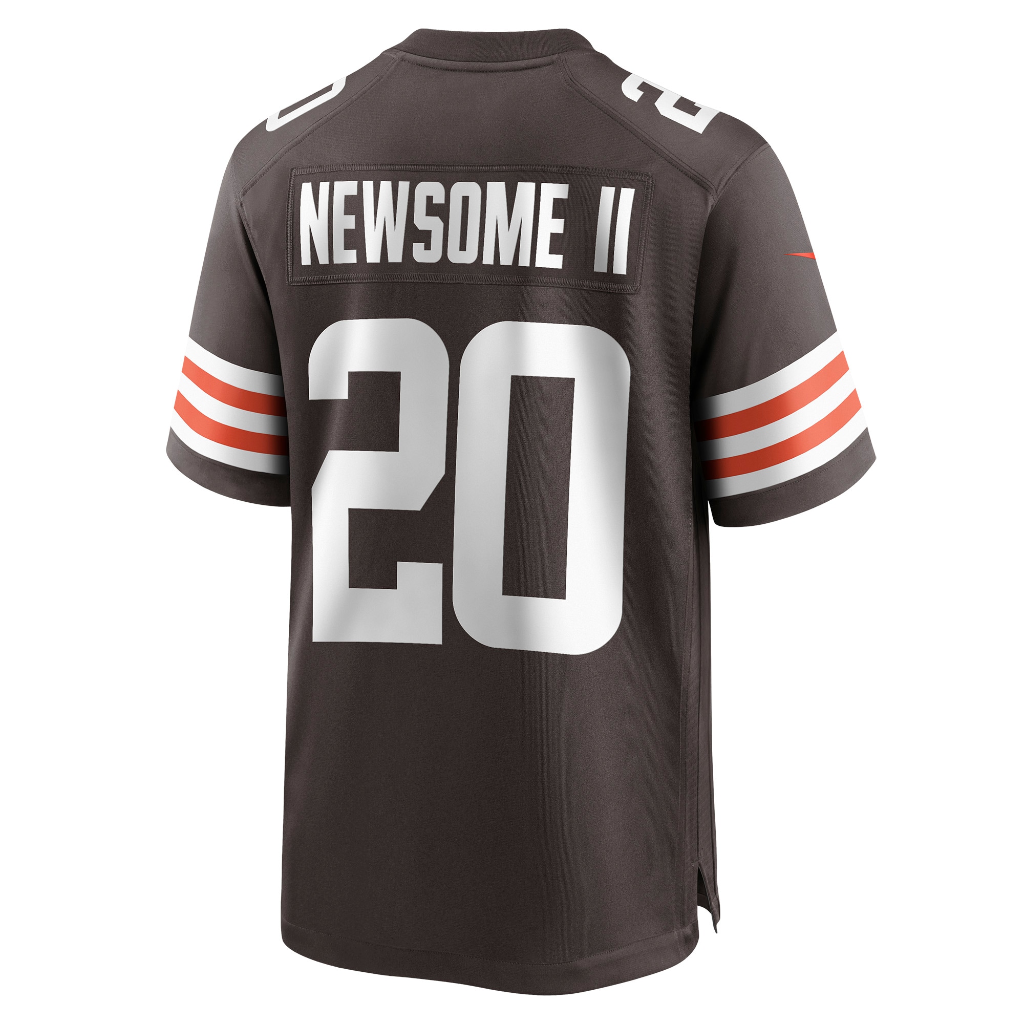 Men's Cleveland Browns Jerseys Brown Greg Newsome II Game Style