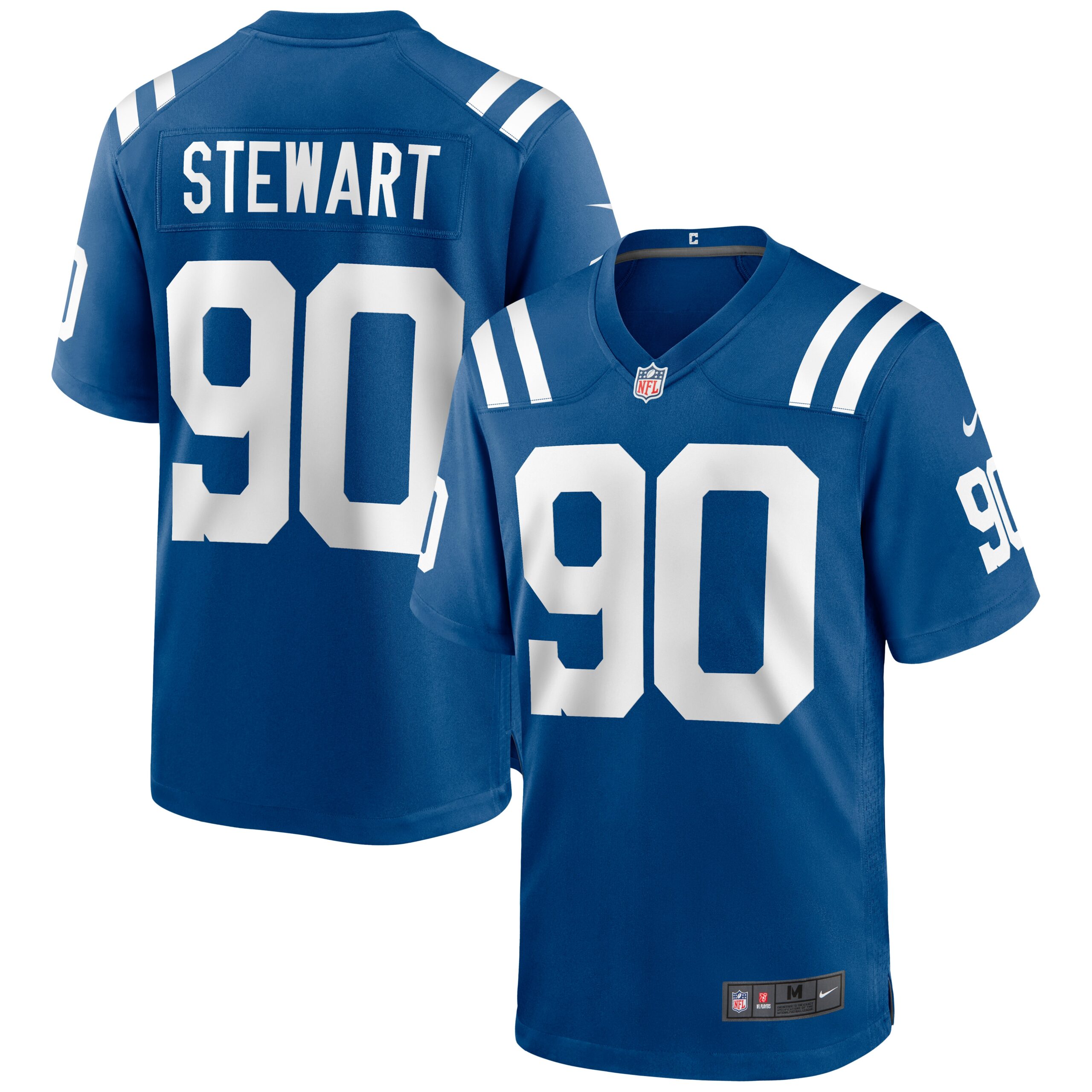 Men's Indianapolis Colts Jerseys Royal Grover Stewart Game Style