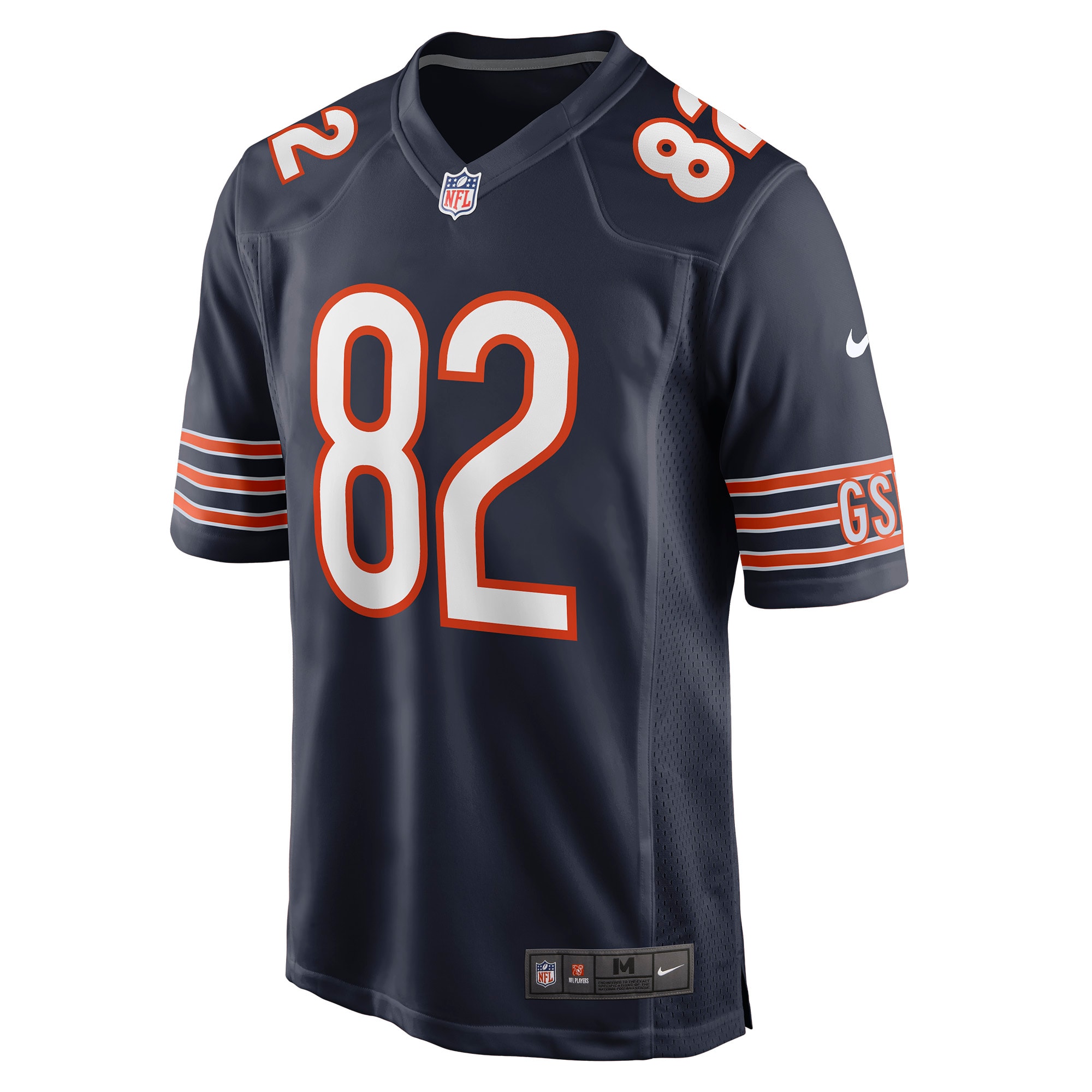 Men's Chicago Bears Jerseys Navy Isaiah Coulter Game Style