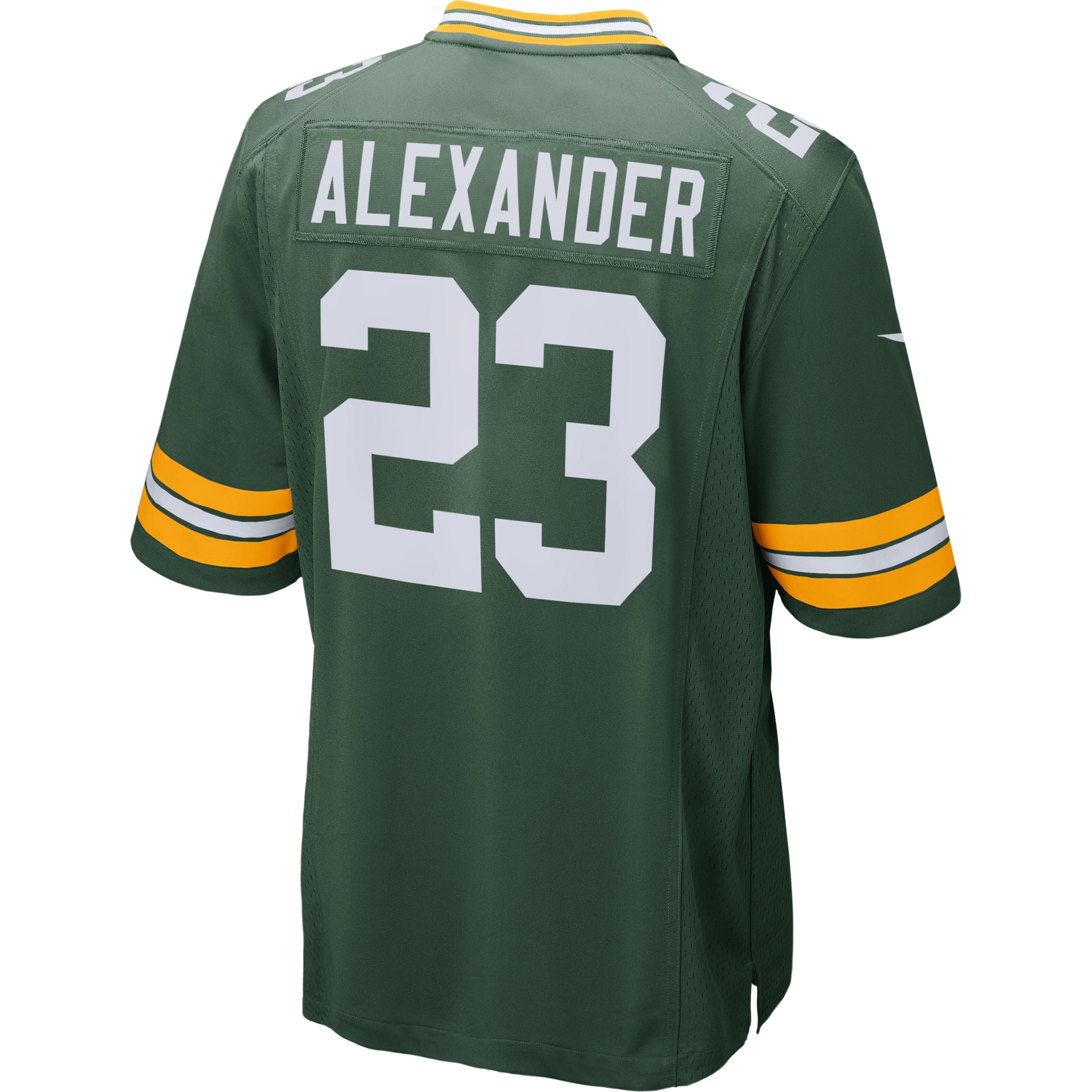 Men's Green Bay Packers Jerseys Green Jaire Alexander Game Style