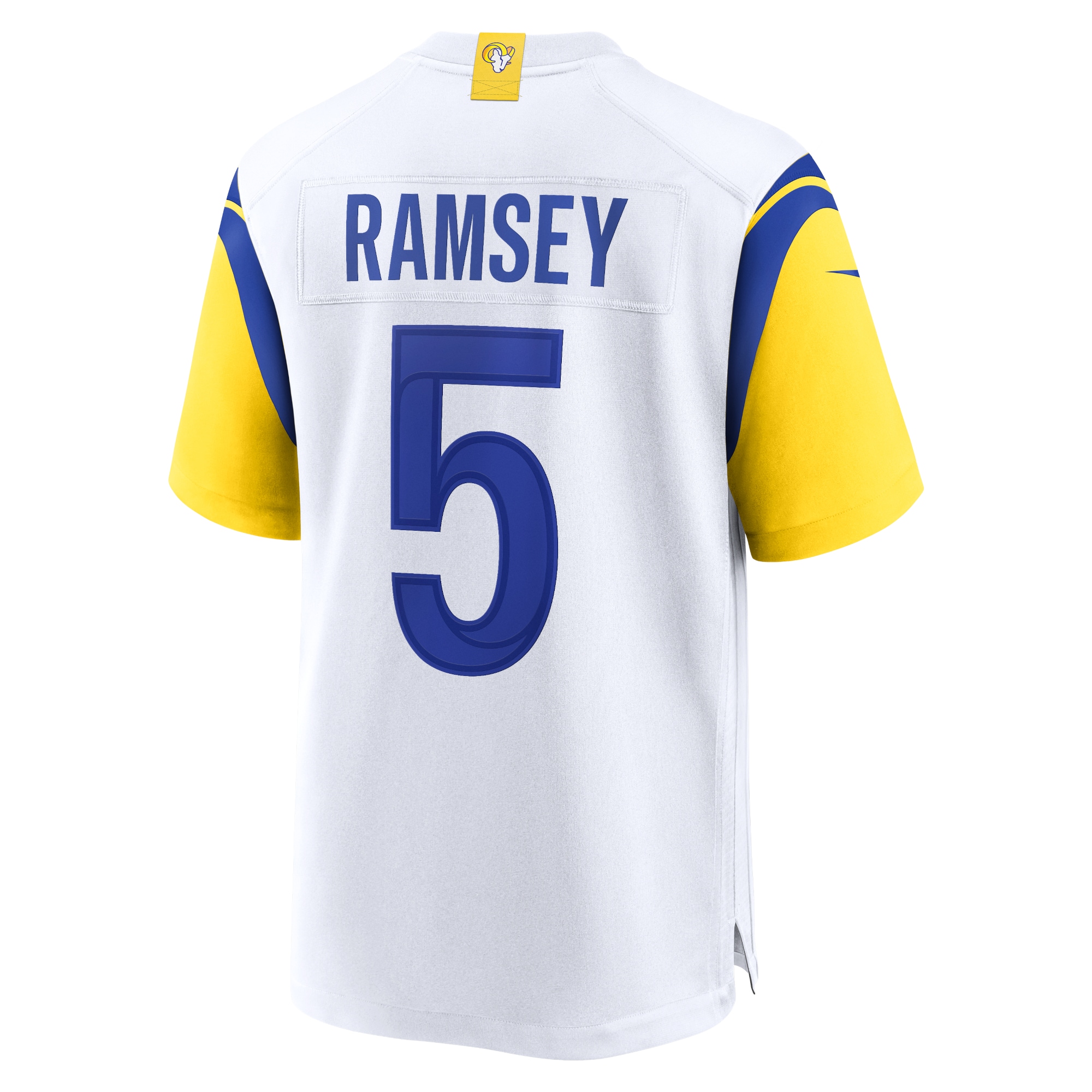 Men's Los Angeles Rams Jerseys White Jalen Ramsey Alternate Player Game Style