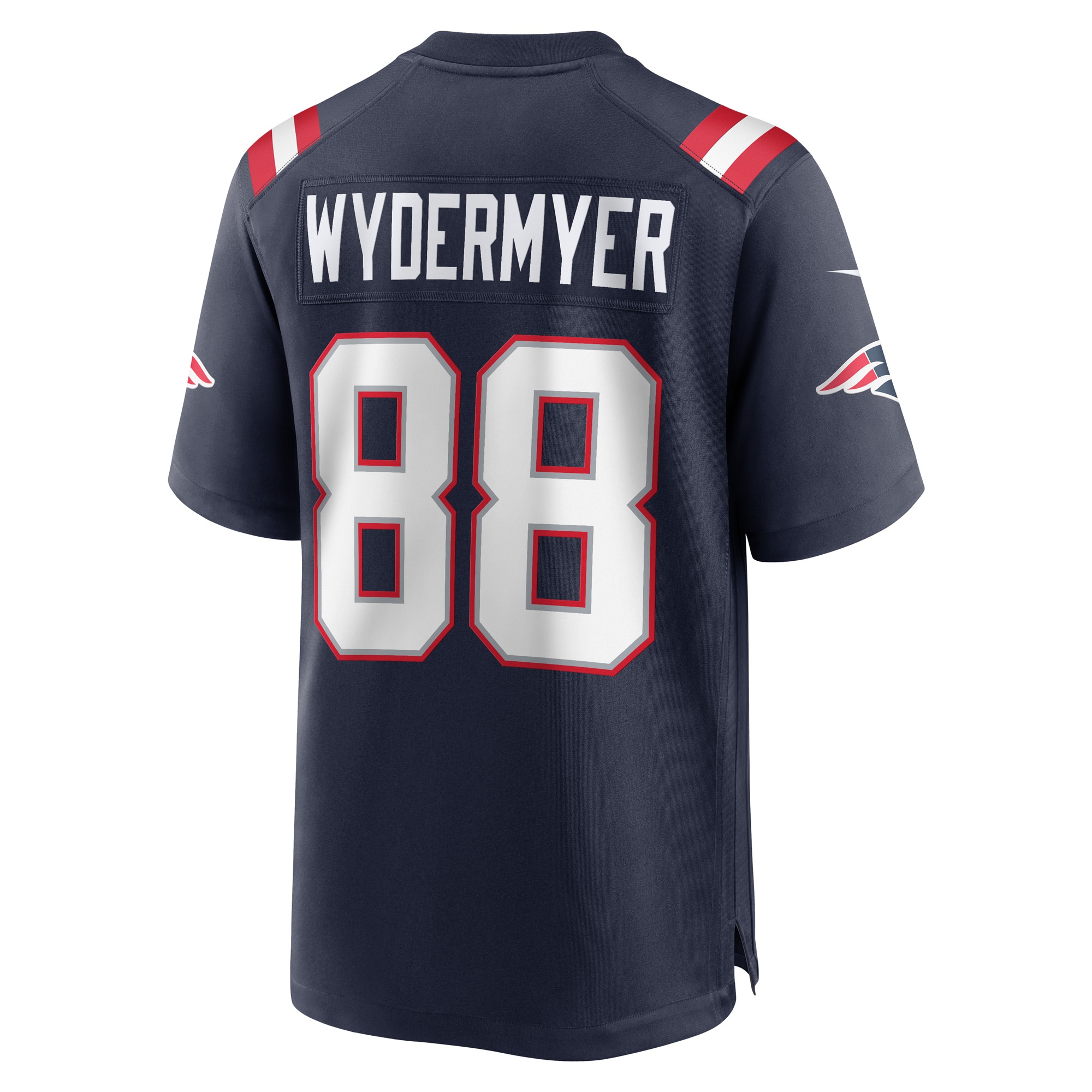 Men's New England Patriots Jerseys Navy Jalen Wydermyer Game Player Style