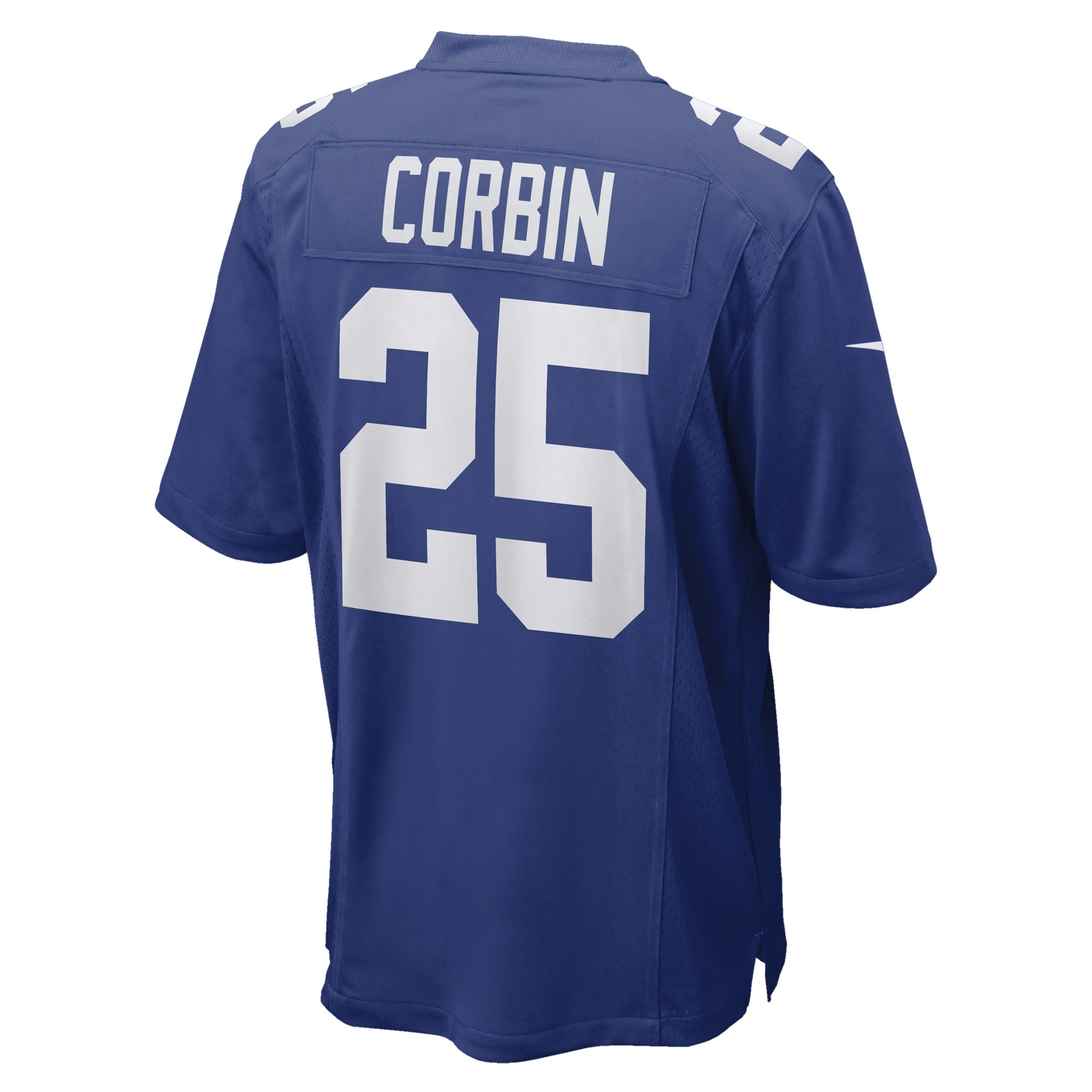 Men's New York Giants Jerseys Royal Jashaun Corbin Game Player Style