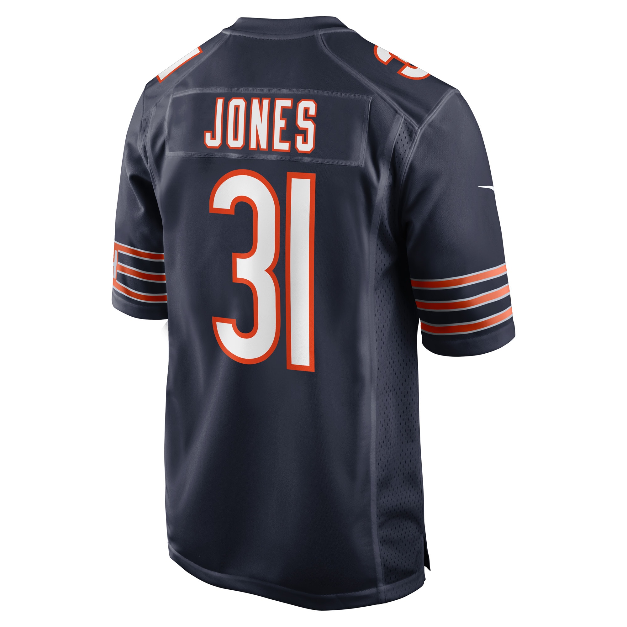 Men's Chicago Bears Jerseys Navy Jaylon Jones Game Player Style