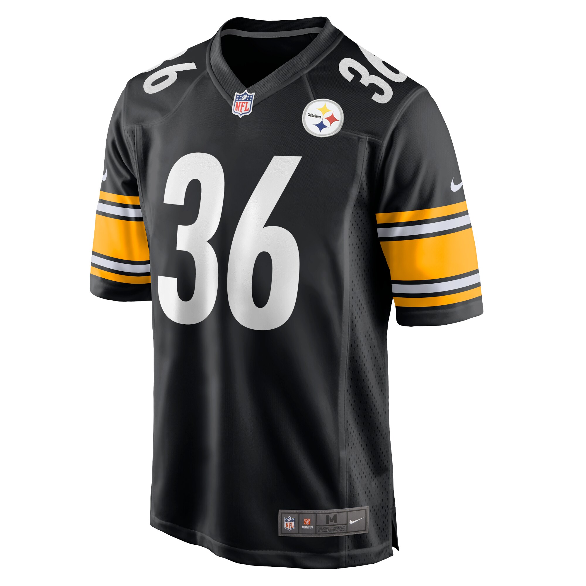 Men's Pittsburgh Steelers Jerseys Black Jerome Bettis Retired Player Game Style