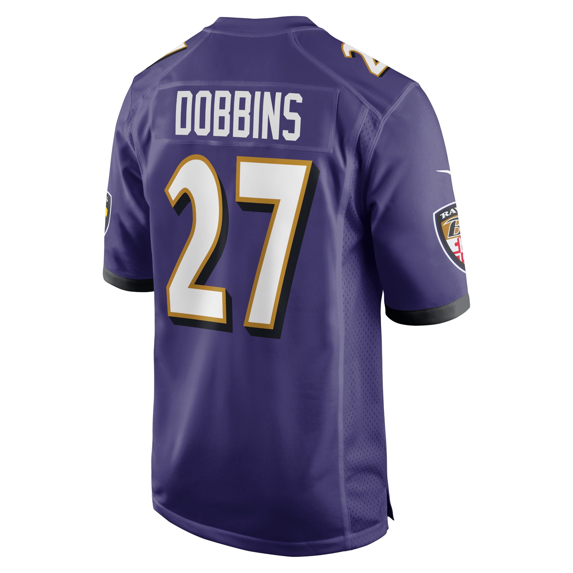 Men's Baltimore Ravens Jerseys Purple J.K. Dobbins Game Team Style