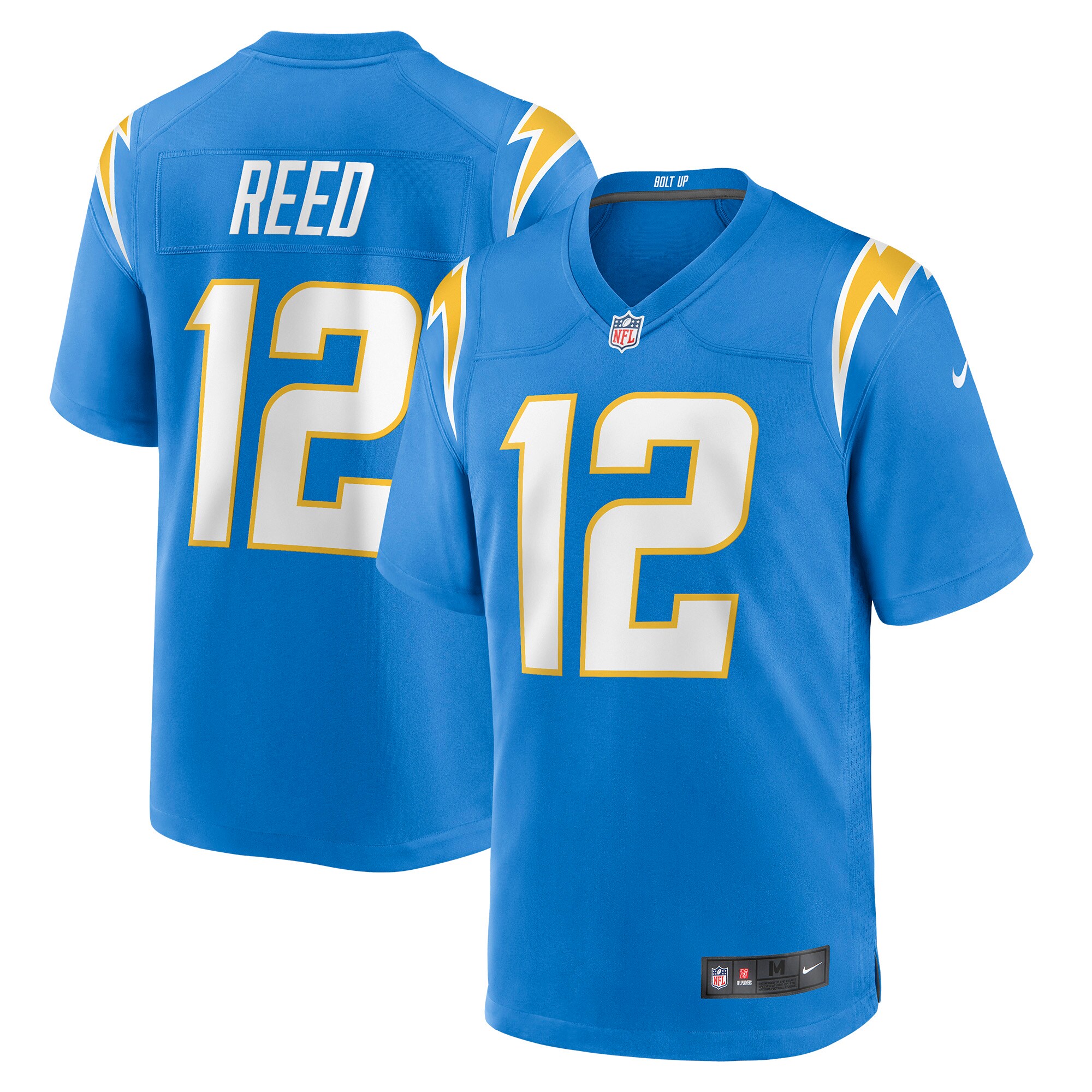 Men's Los Angeles Chargers Jerseys Powder Blue Joe Reed Game Style