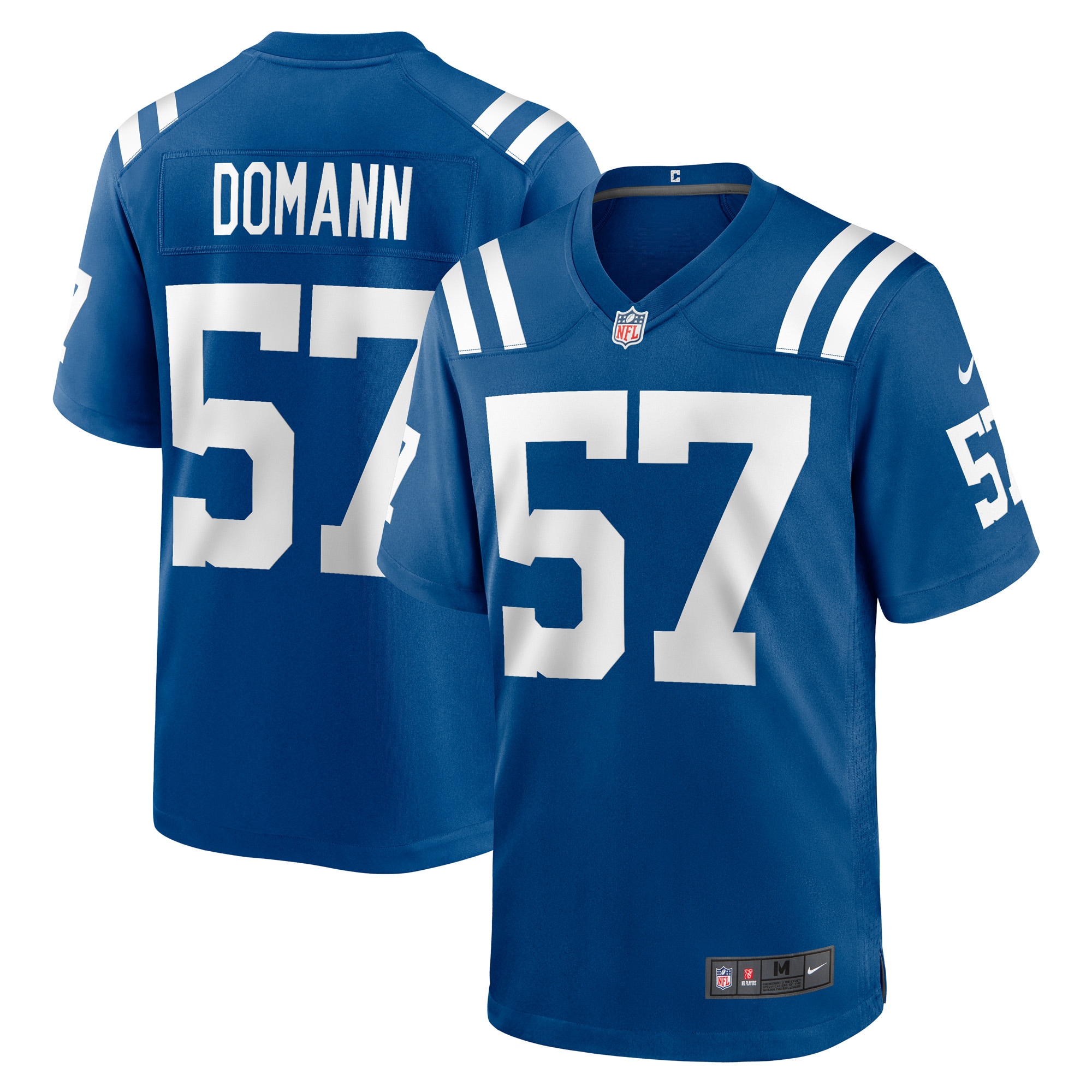 Men's Indianapolis Colts Jerseys Royal JoJo Domann Game Player Style