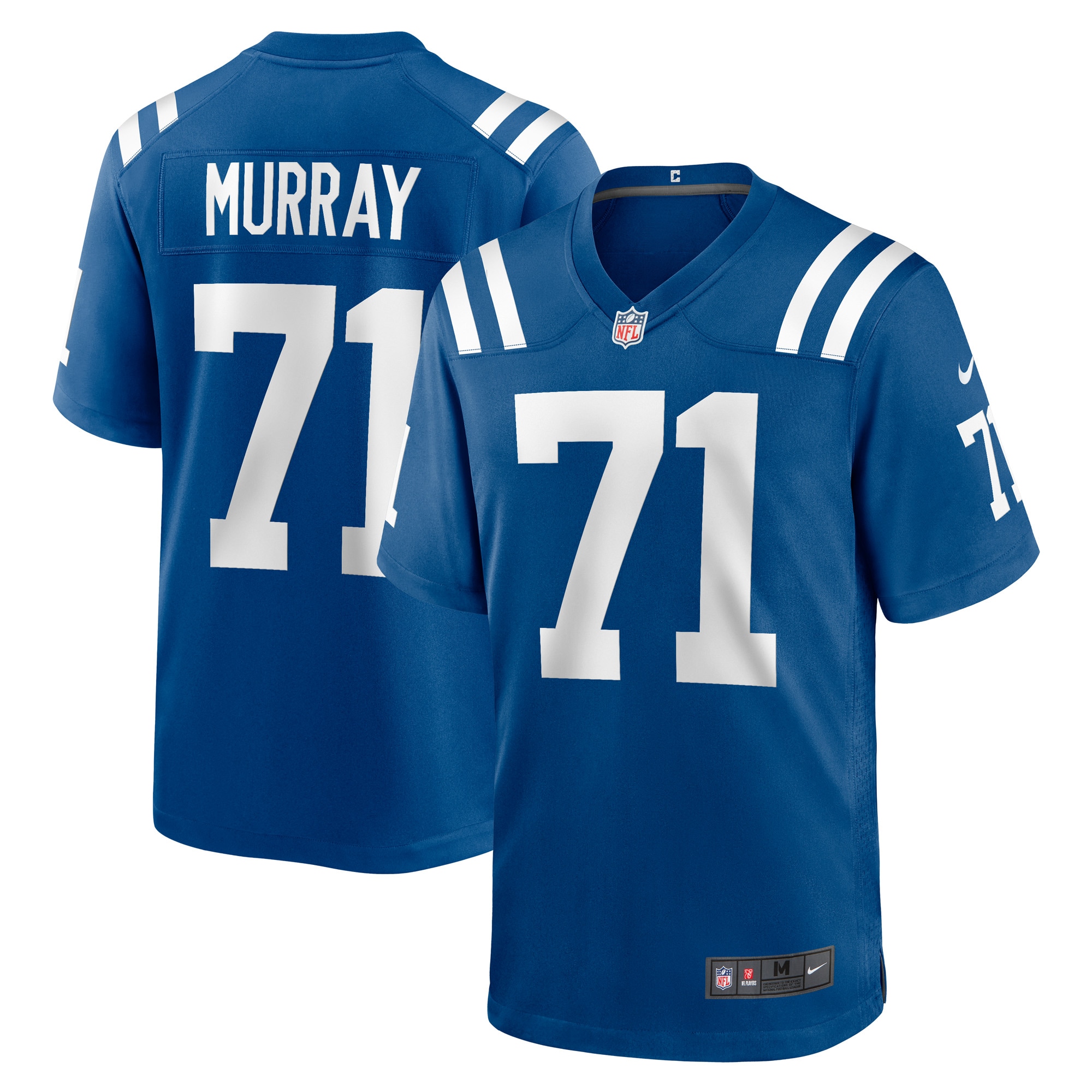 Men's Indianapolis Colts Jerseys Royal Jordan Murray Player Game Style