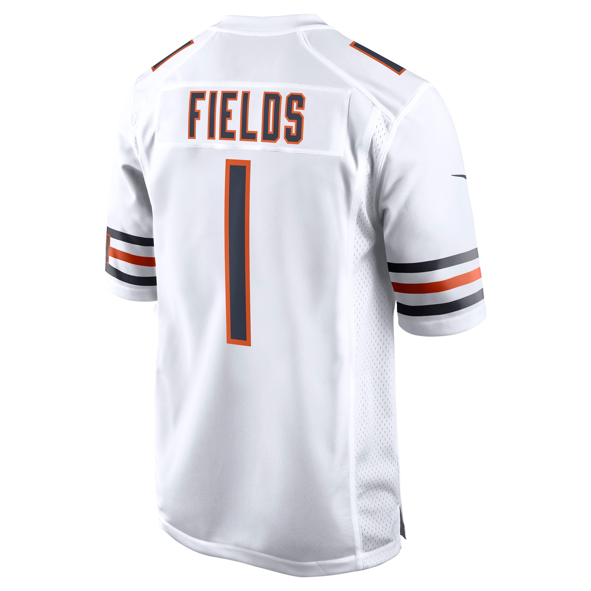 Men's Chicago Bears Jerseys White Justin Fields Player Game Style