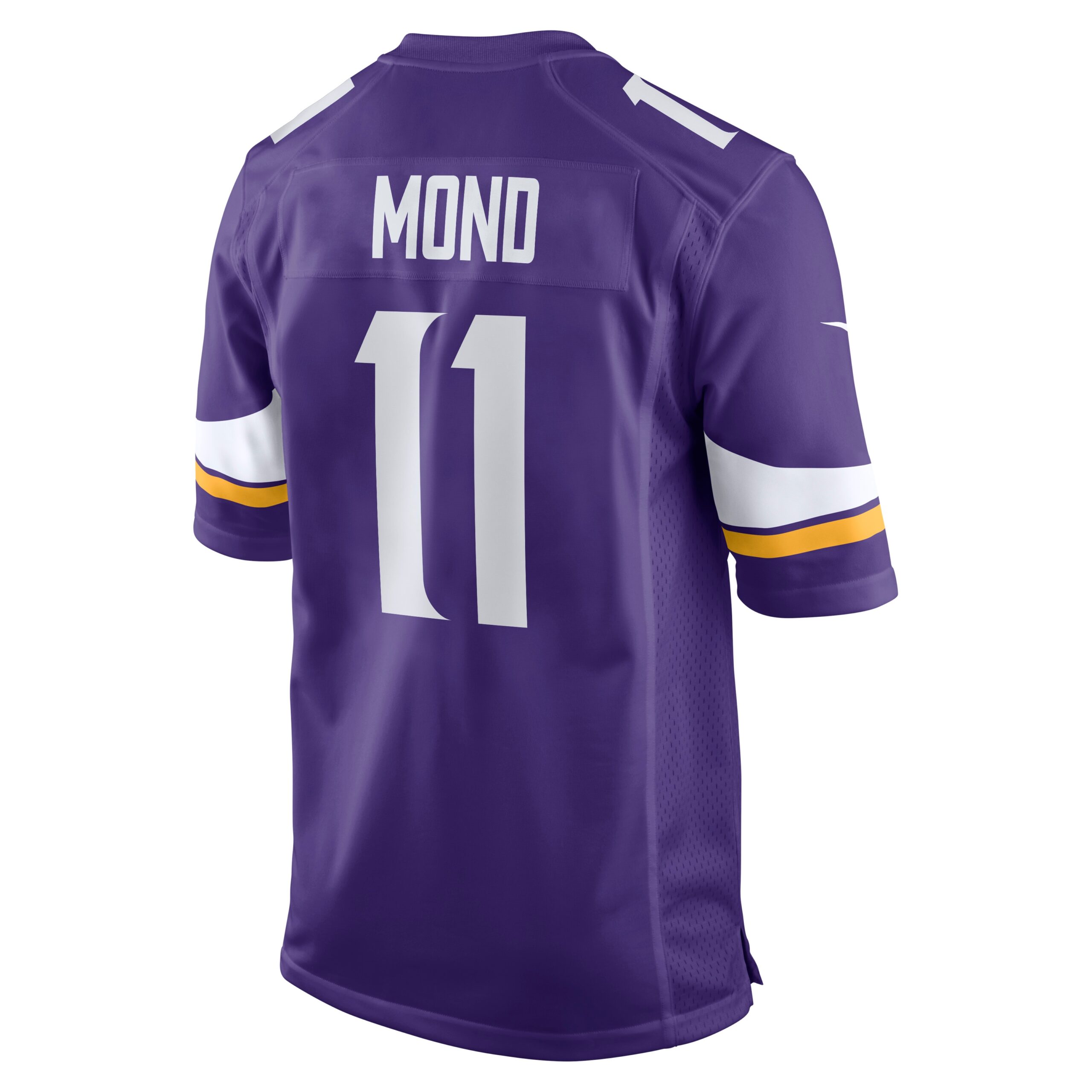 Men's Minnesota Vikings Jerseys Purple Kellen Mond Game Style