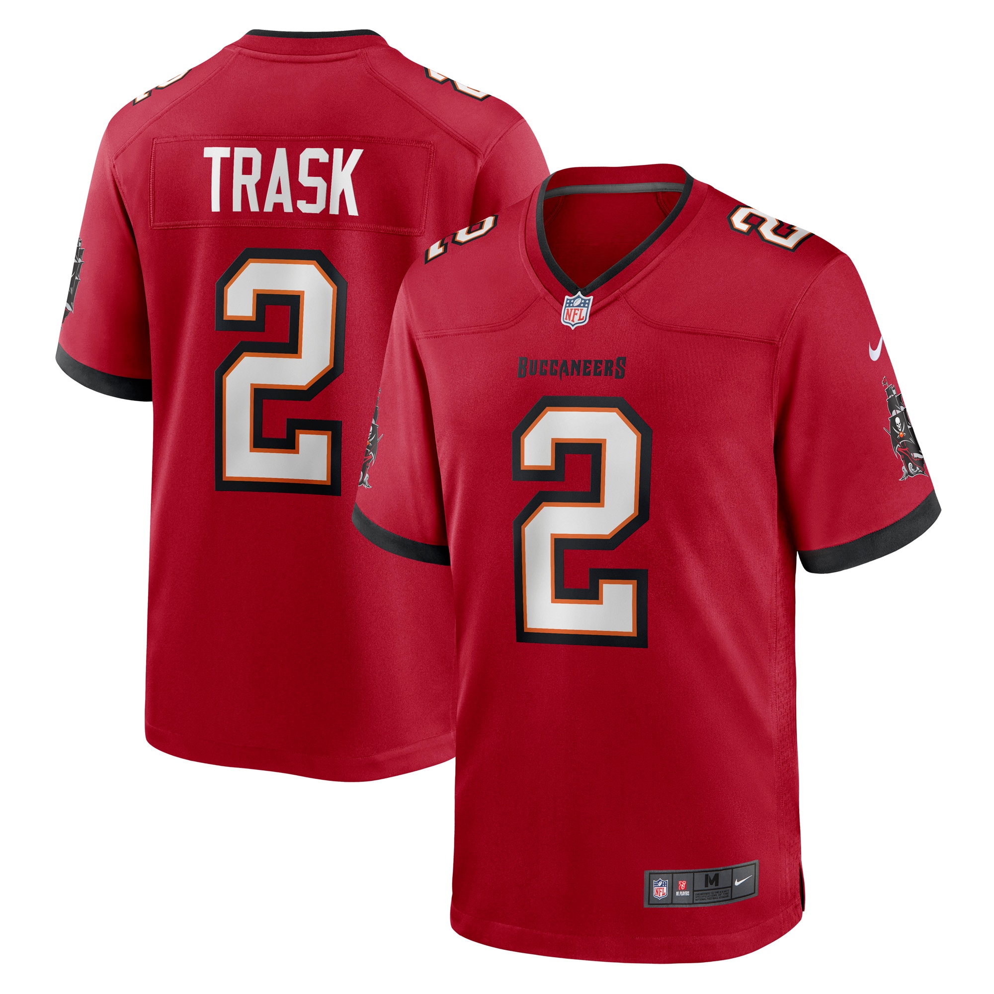 Men's Tampa Bay Buccaneers Jerseys Red Kyle Trask Game Style