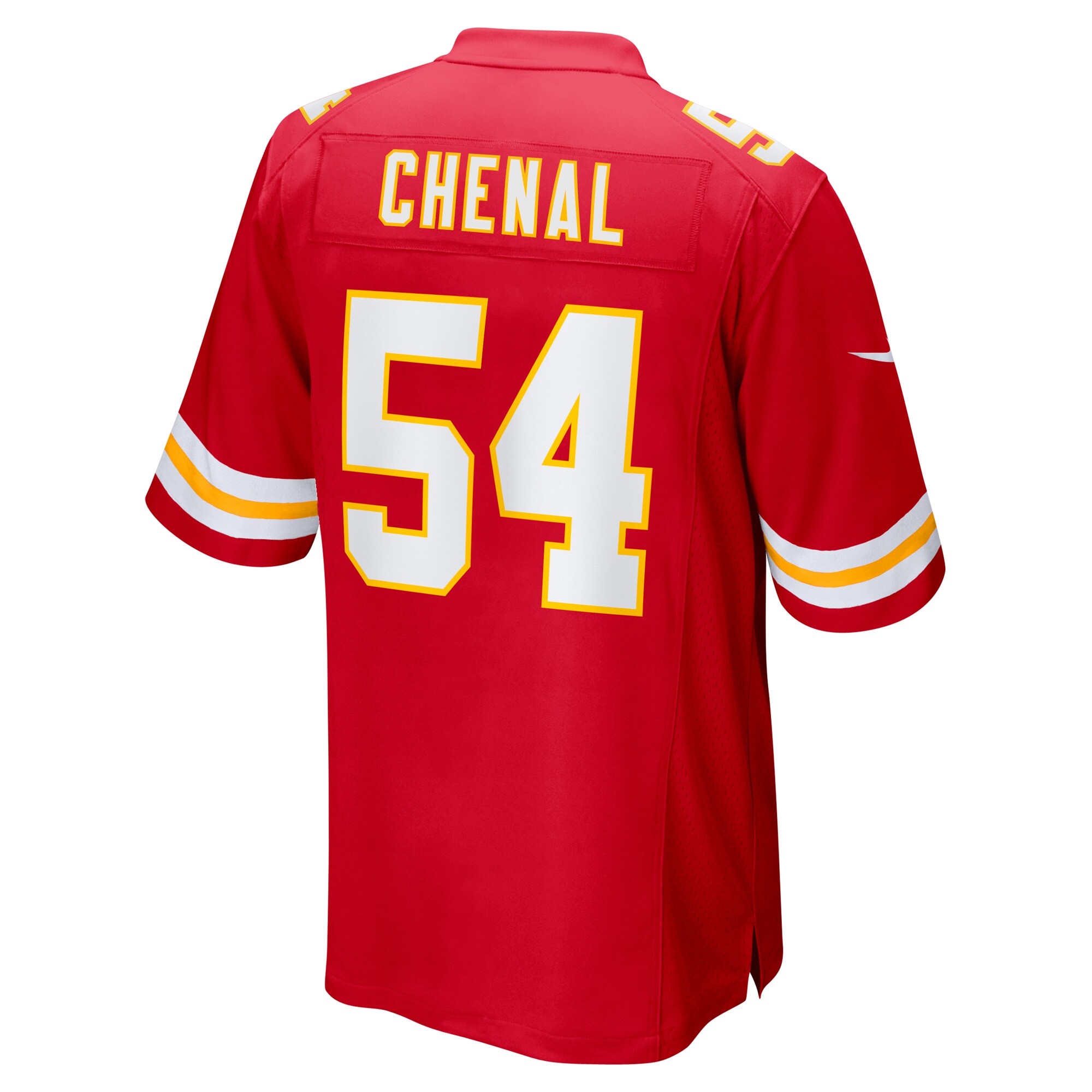Men's Kansas City Chiefs Jerseys Red Leo Chenal Game Player Style