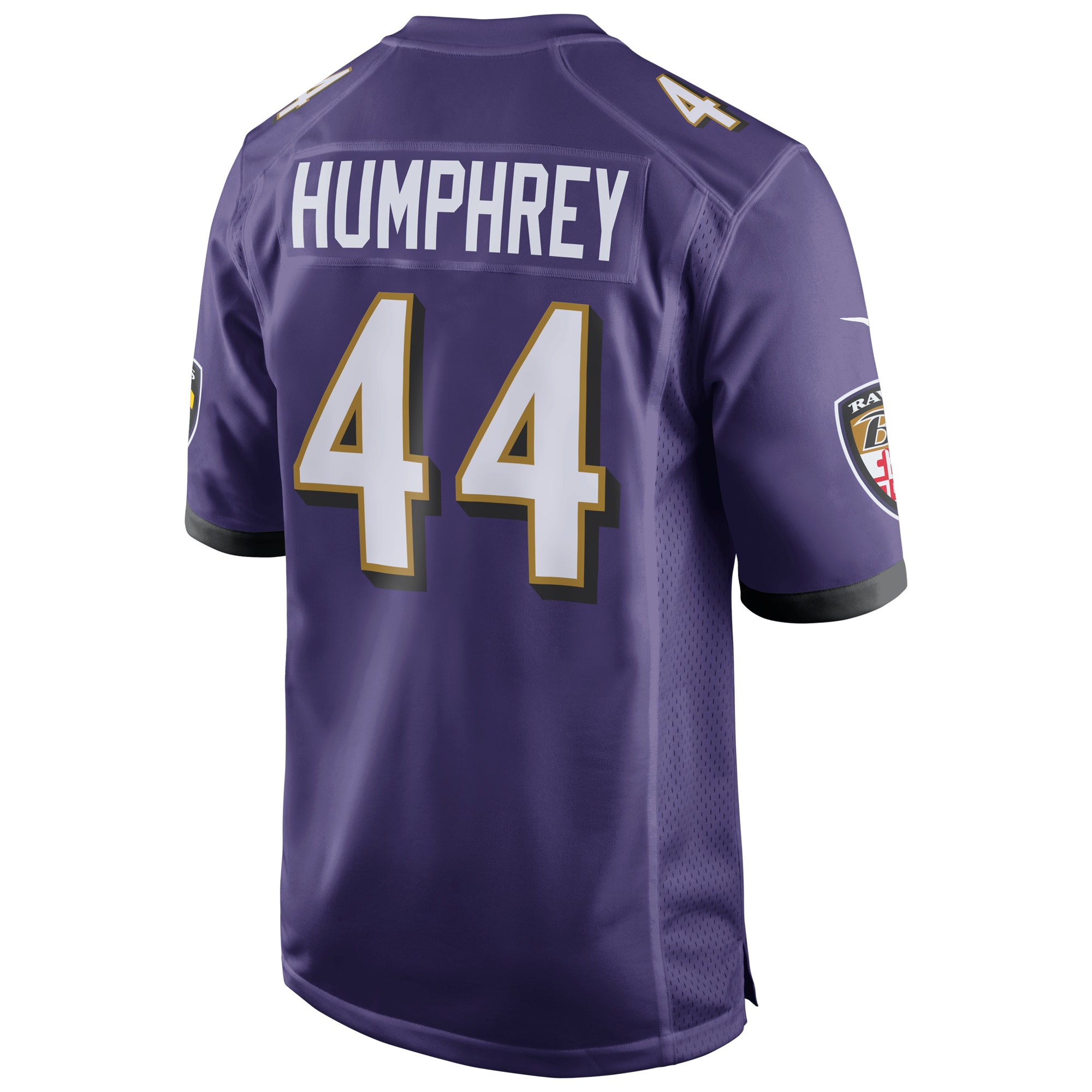 Men's Baltimore Ravens Jerseys Purple Marlon Humphrey Player Game Style