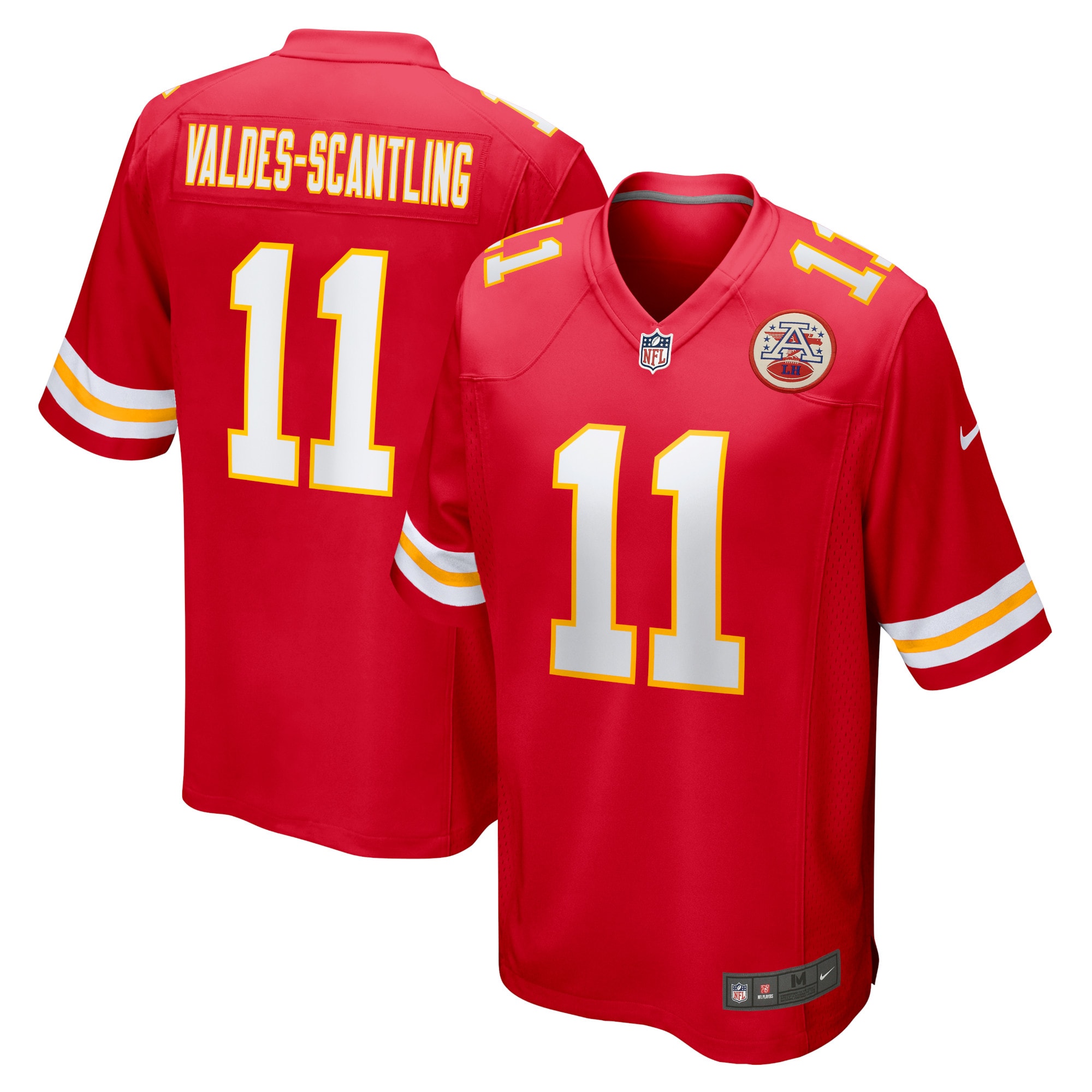 Men's Kansas City Chiefs Jerseys Red Marquez Valdes-Scantling Game Style