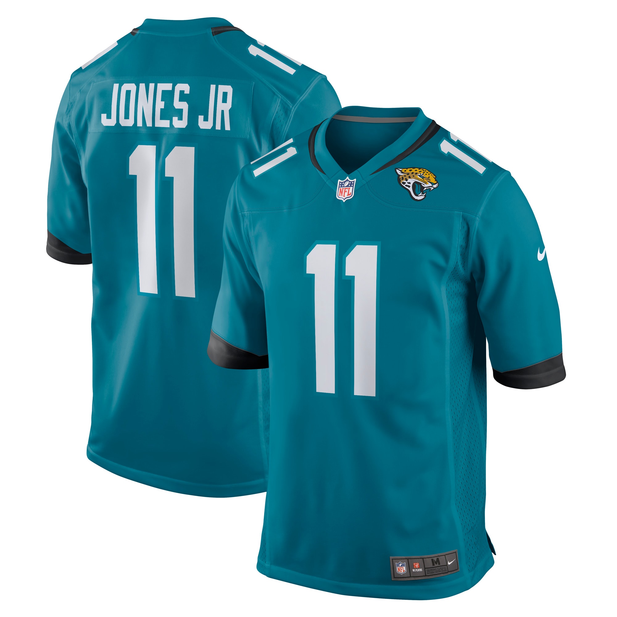 Men's Jacksonville Jaguars Jerseys Teal Marvin Jones Jr. Game Style