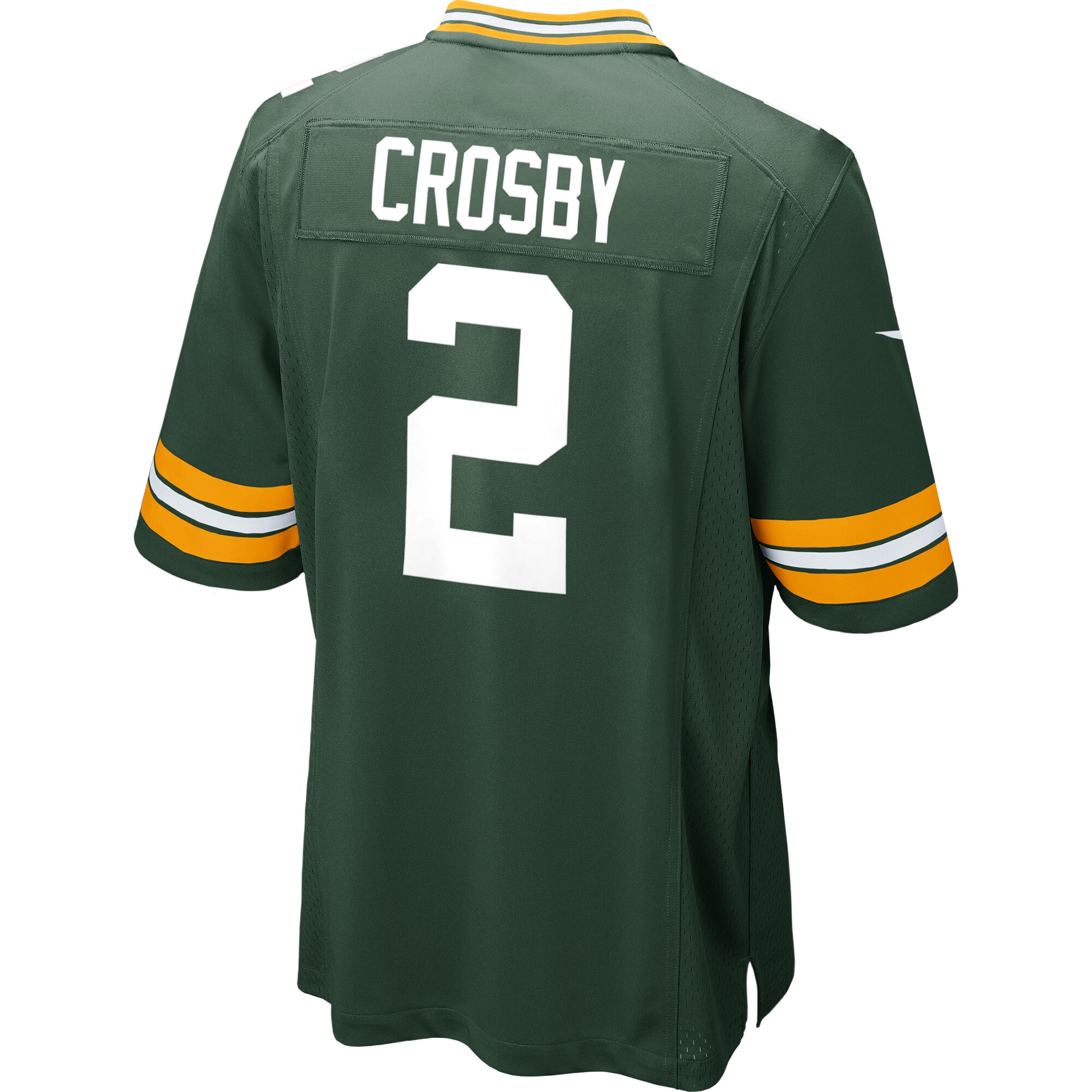 Men's Green Bay Packers Jerseys Green Mason Crosby Game Style