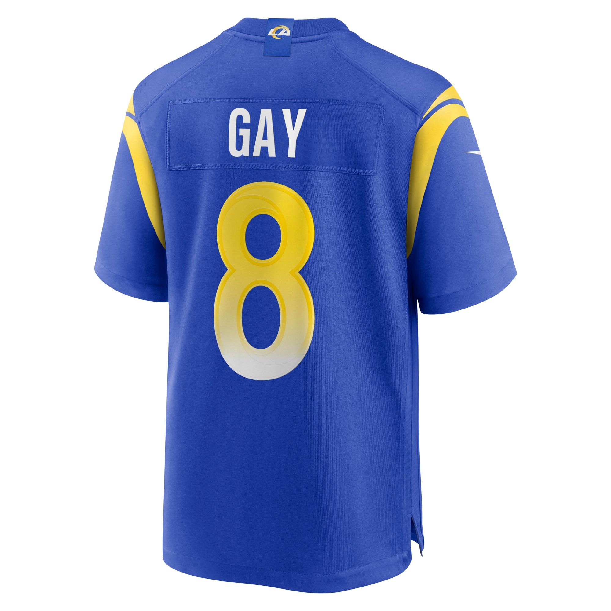 Men's Los Angeles Rams Jerseys Royal Matt Gay Game Style