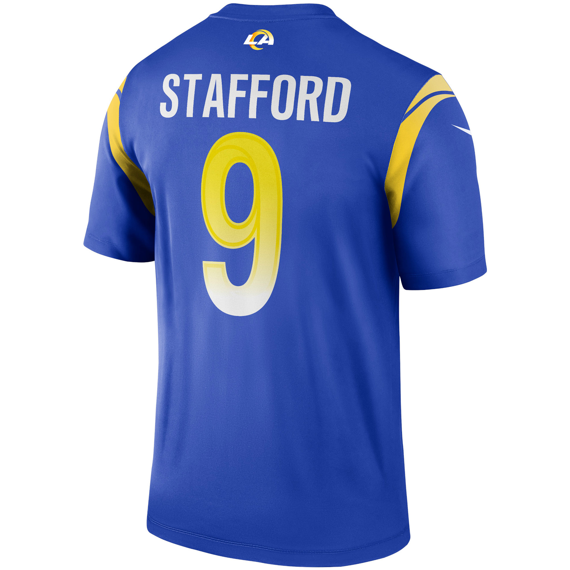 Men's Los Angeles Rams Jerseys Royal Matthew Stafford Legend Style